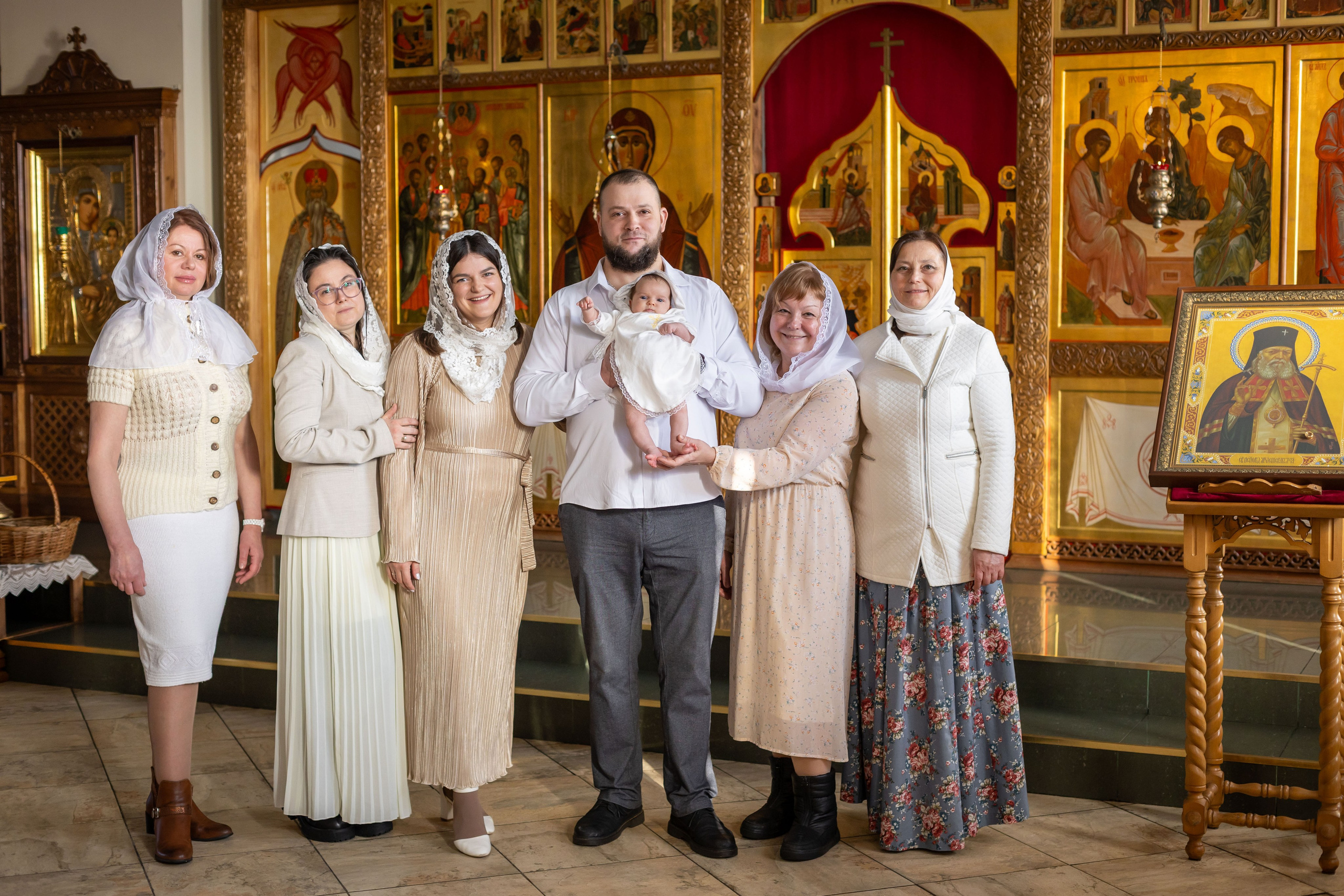 Крещение Милании. Семейный и детский фотограф Анна Петракова