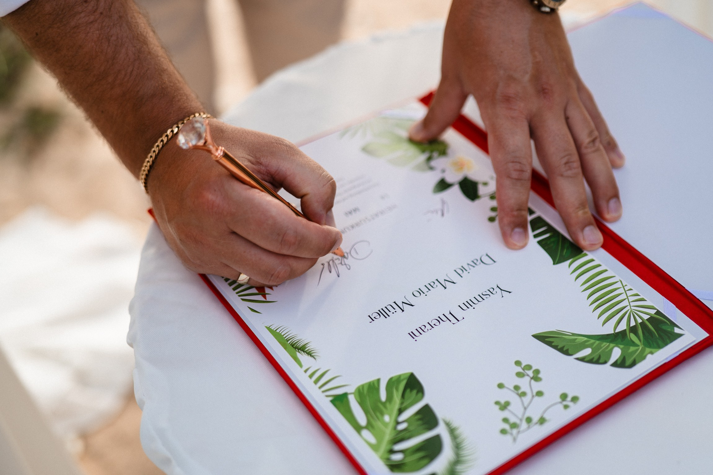 Tropical Wedding Celebration
