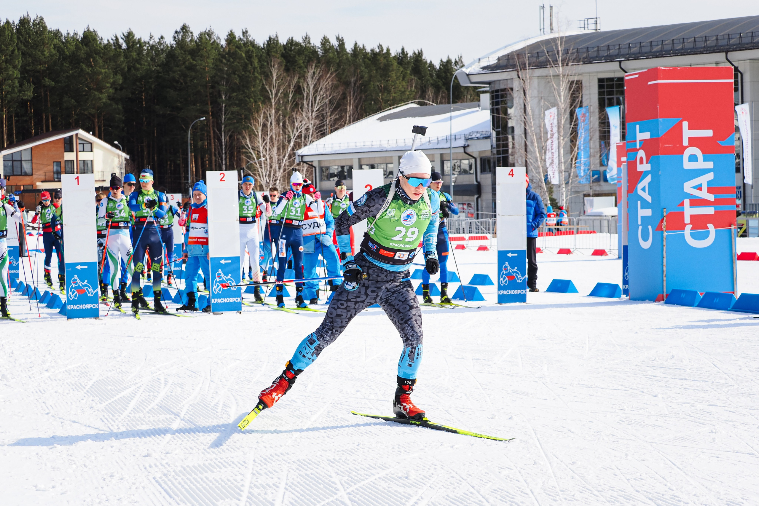 Биатлон / Первенство России. Репортажный фотограф Алексей Козьмин