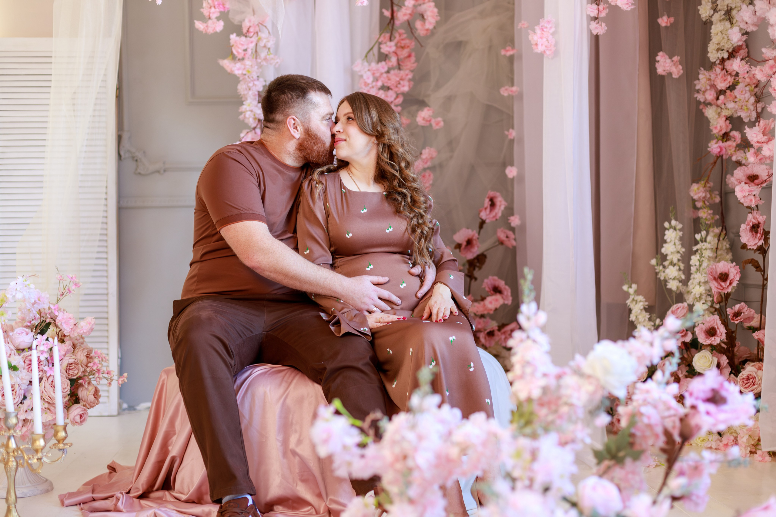 Дарья и Иван в студии Alice. Семейный и детский фотограф в Краснодаре Ирина Лаврецкая