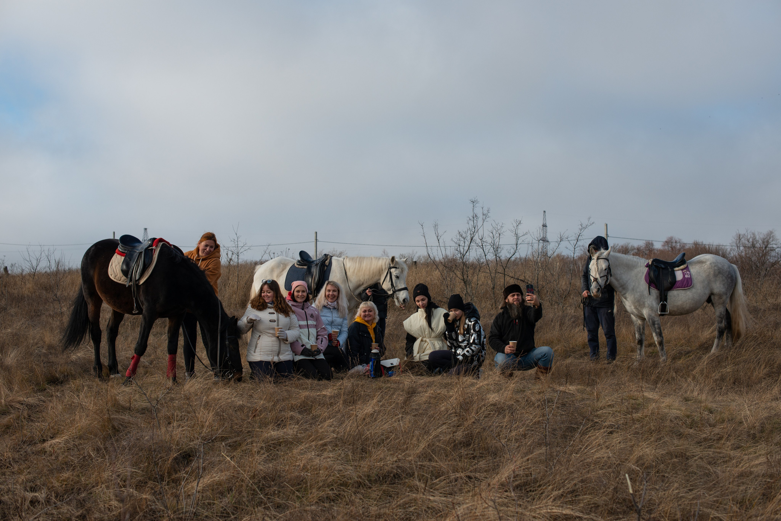 Гости в Соколовом. Конный фотограф в Саратове Юлия Иванова
