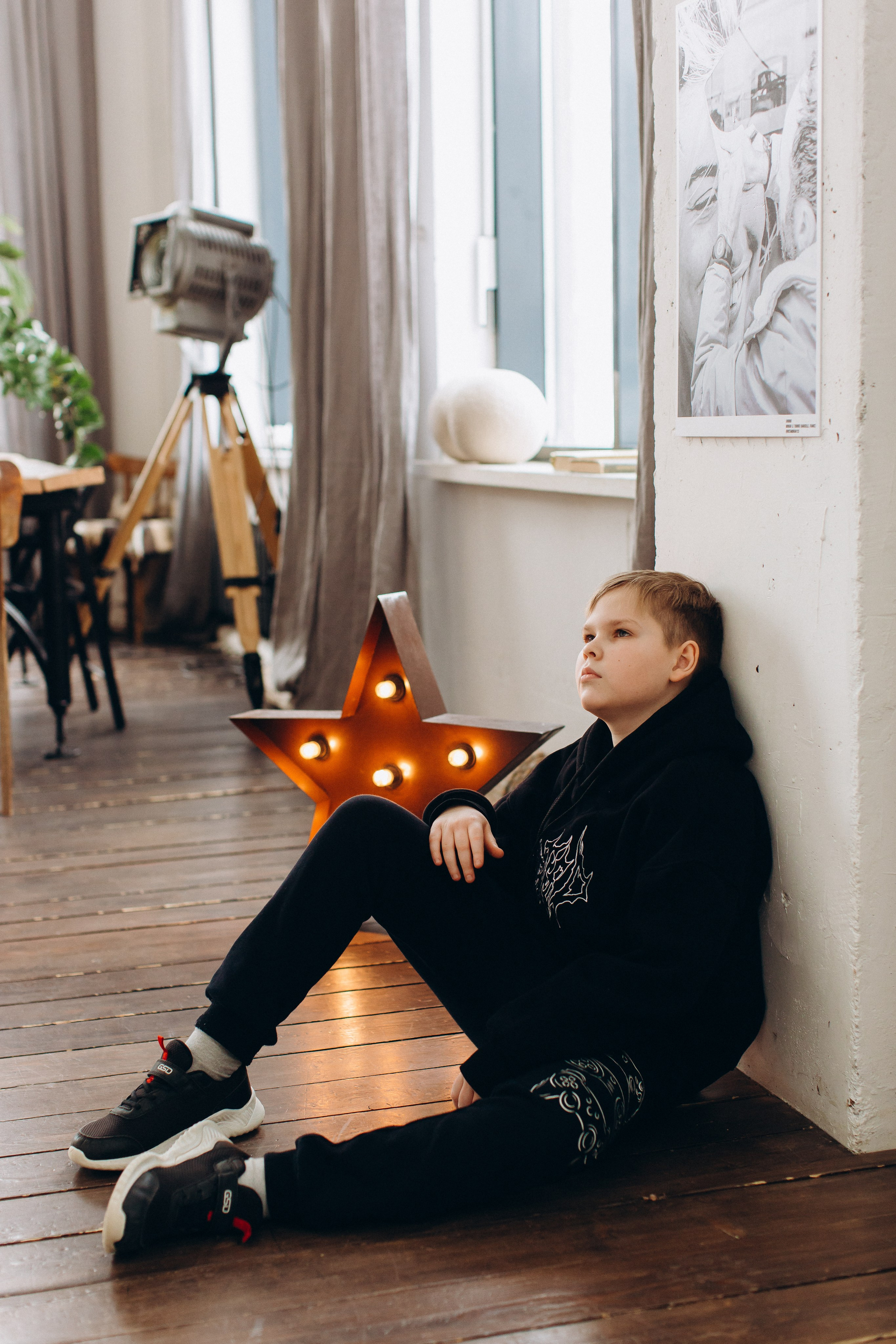 Семейная фотосессия в студии для Елены и ее семьи. Семейный, детский и школьный фотограф в Москве Рудницкая Анна