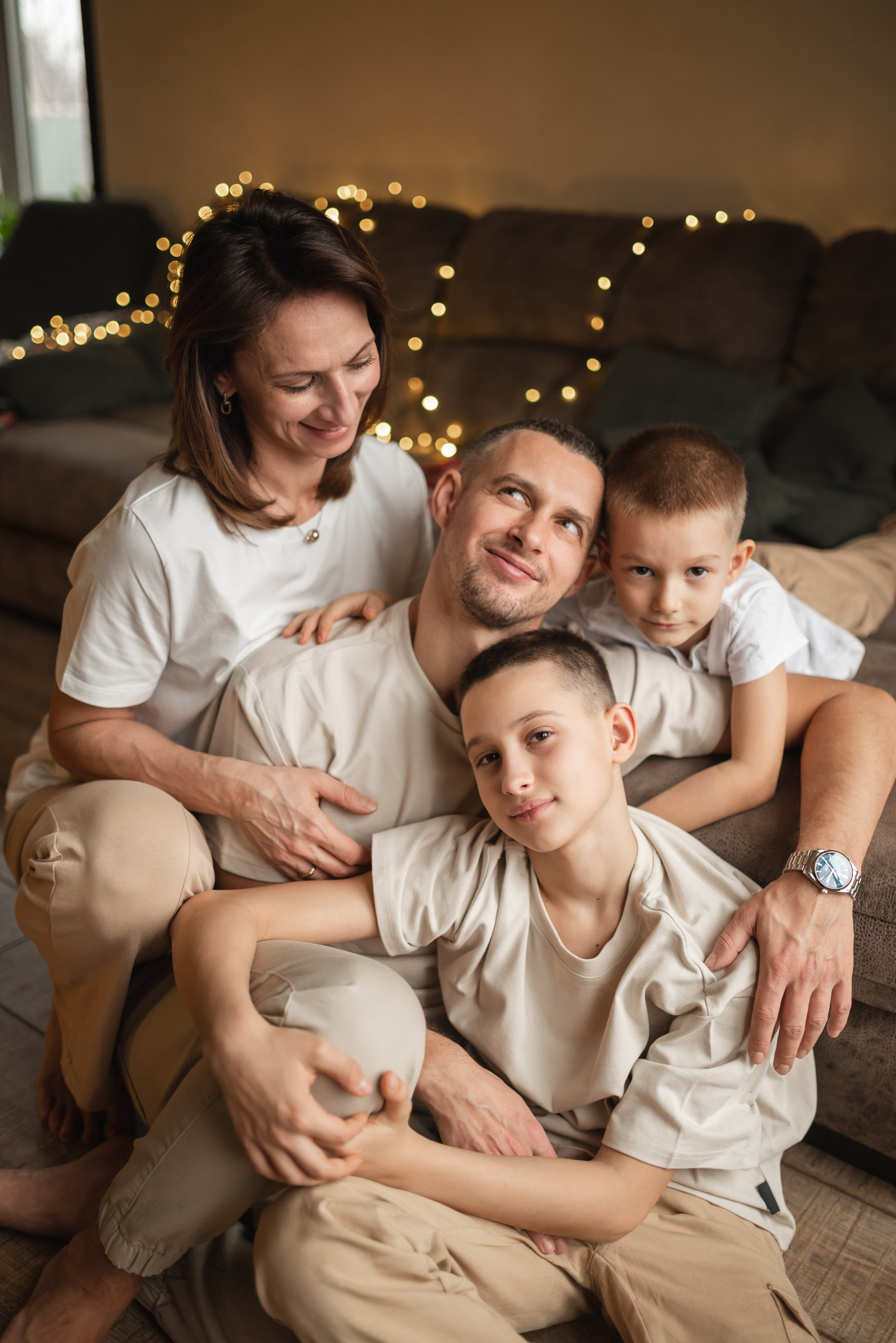 Оксана Сергей Ваня и Егор. Семейный фотограф Ирина Сгибнева