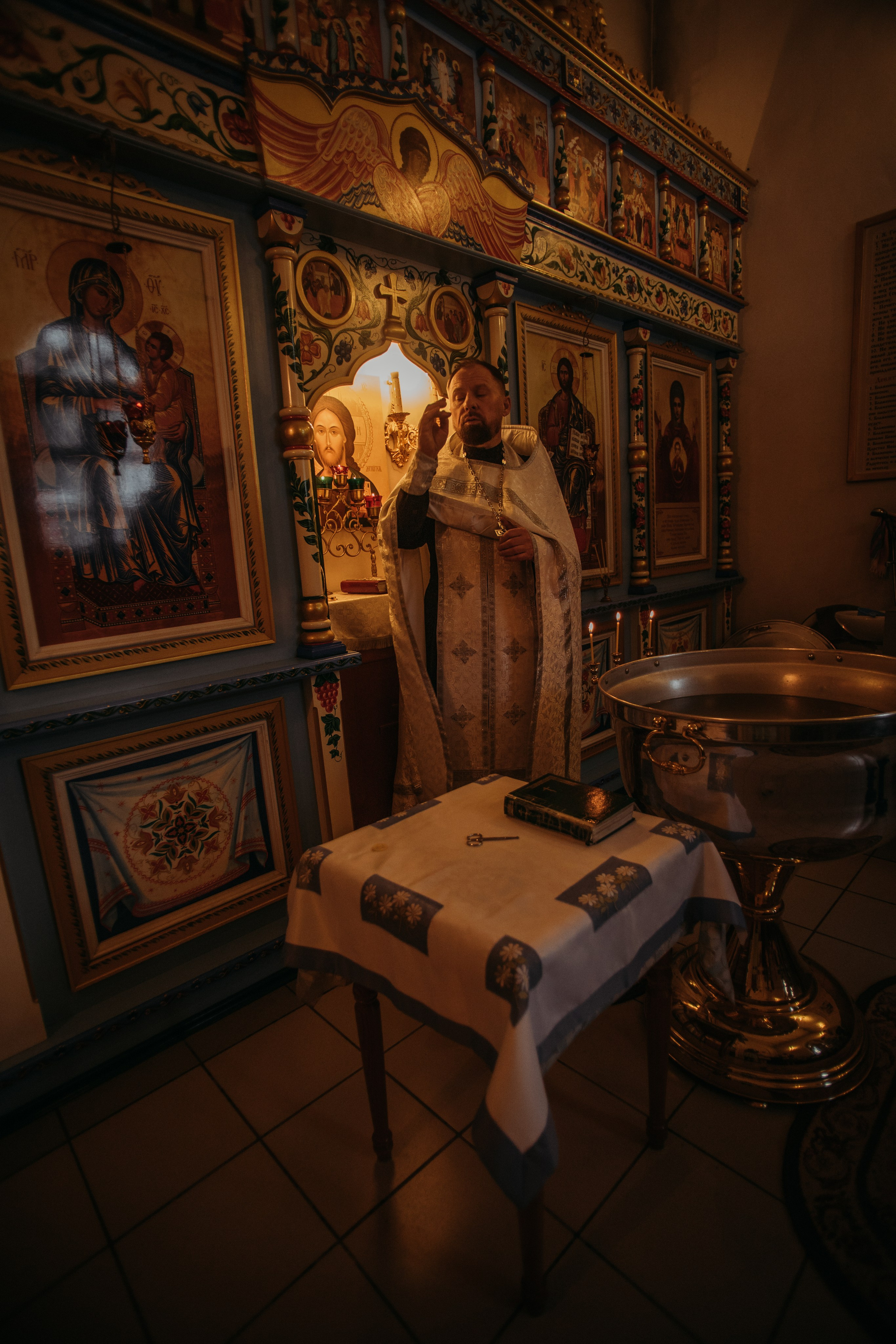 Крещение Аглаи. Венера Гайн. Репортажный фотограф  Тюмень. Обучение фотографии с 0