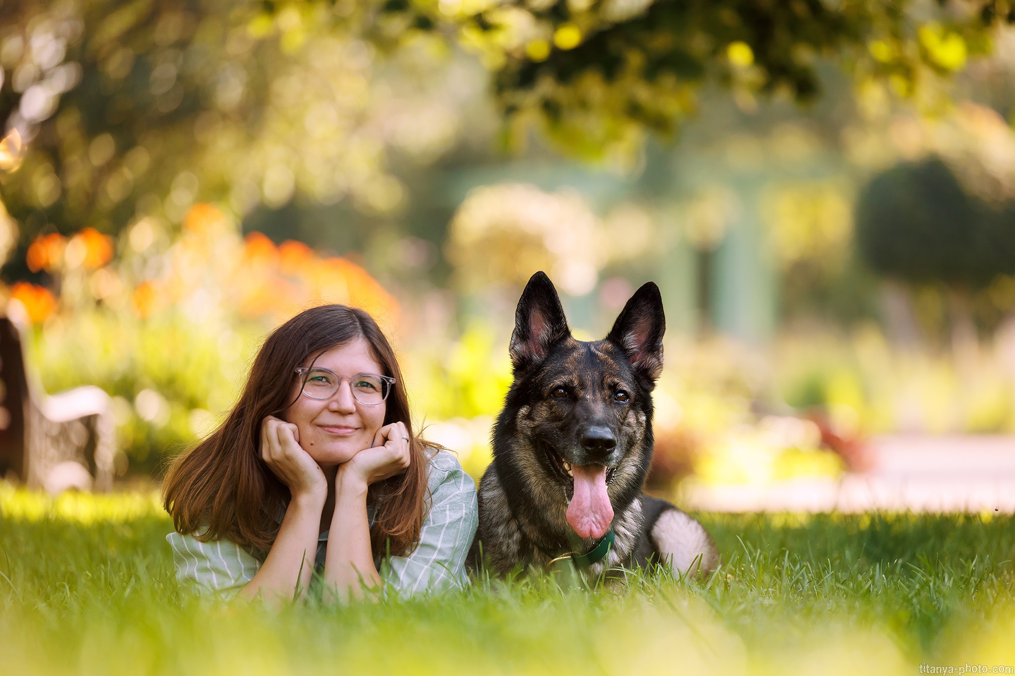 Маша и Харпи. Фотограф собак, фотограф-анималист Аня Титова (Titanya). Москва