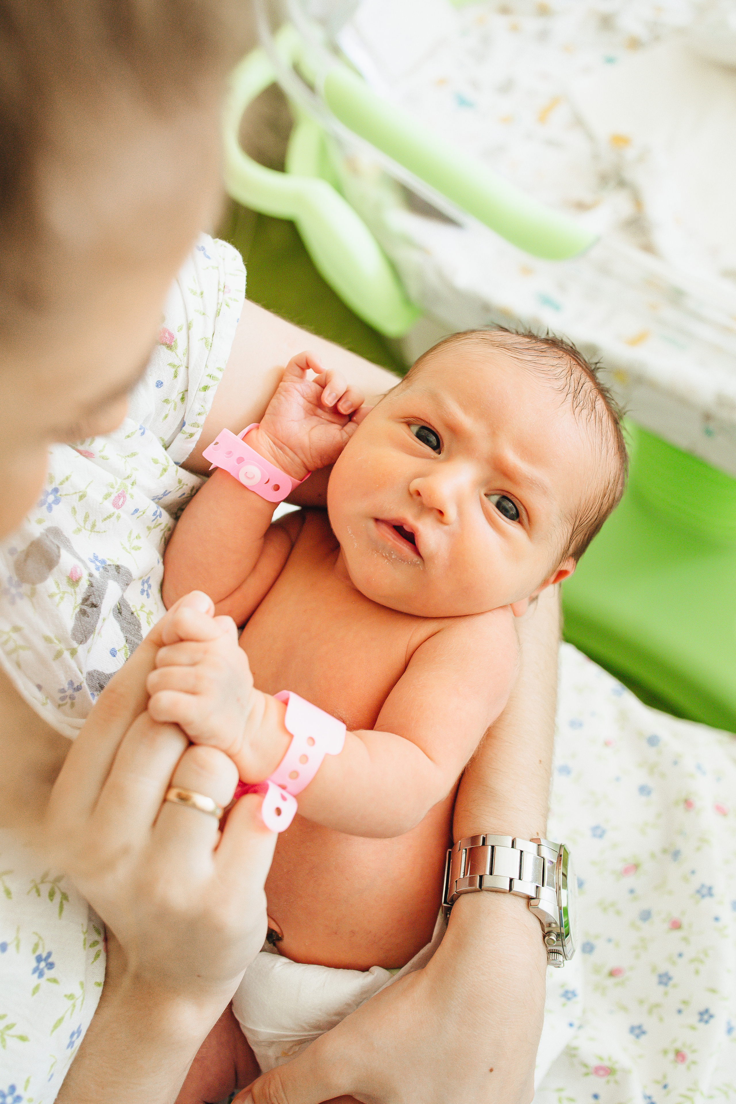 Выписка из роддома. Фотограф Юлия Исаева