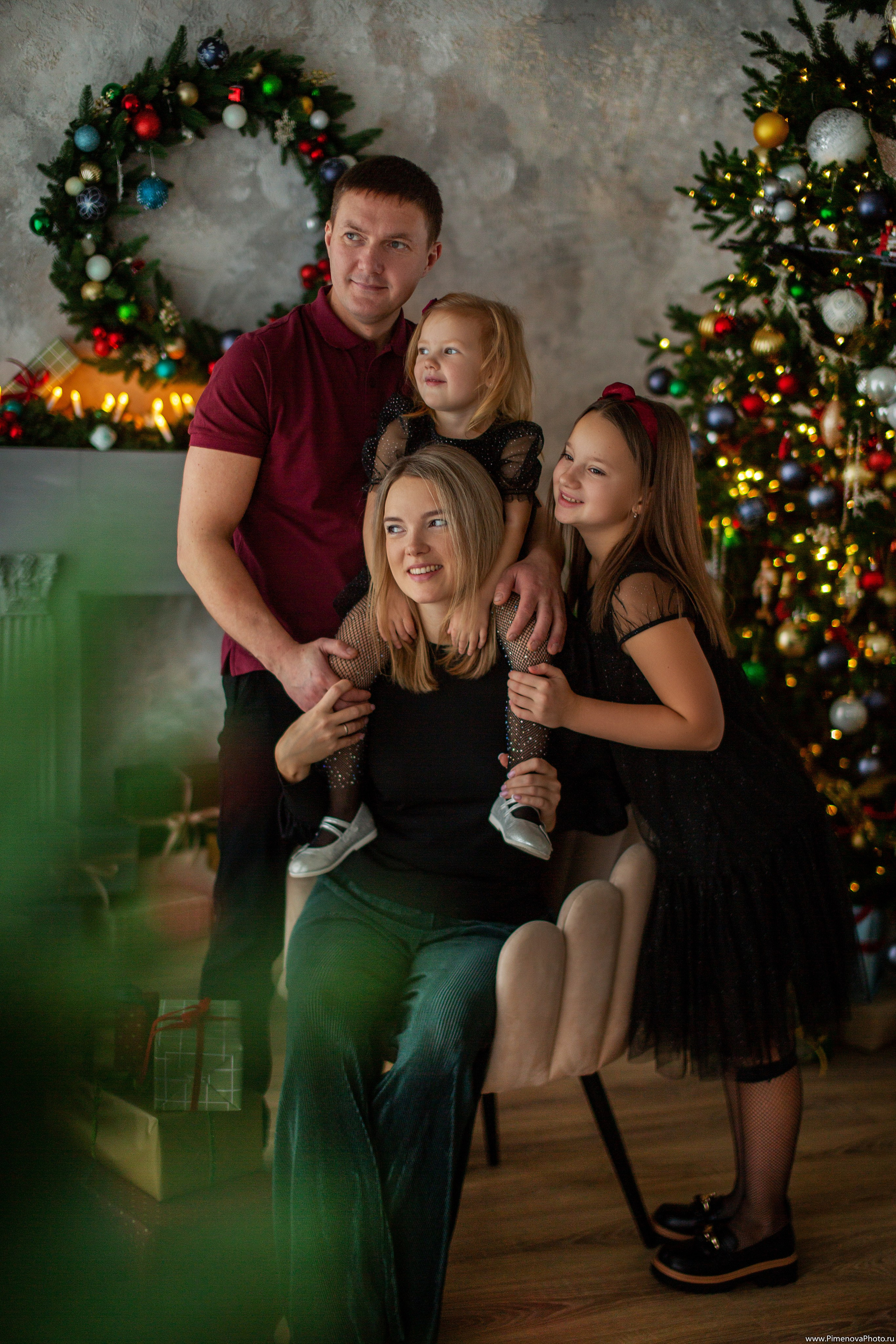 Новогодняя сказка Вари и Маруси, 2024. Семейный и детский фотограф в Петрозаводске