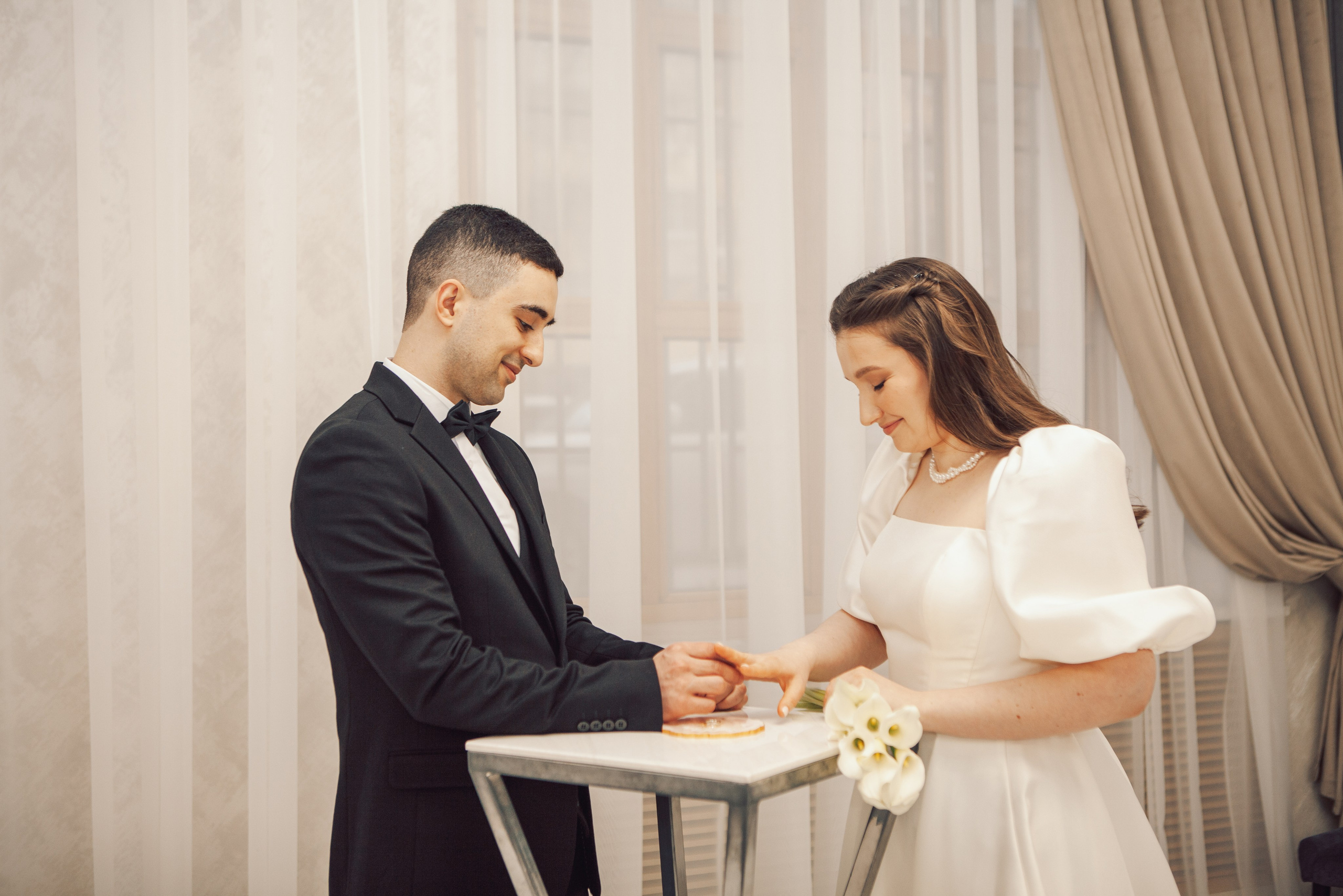 Роспись в Кутузовском ЗАГСе. Фотограф Ольга Ефремова