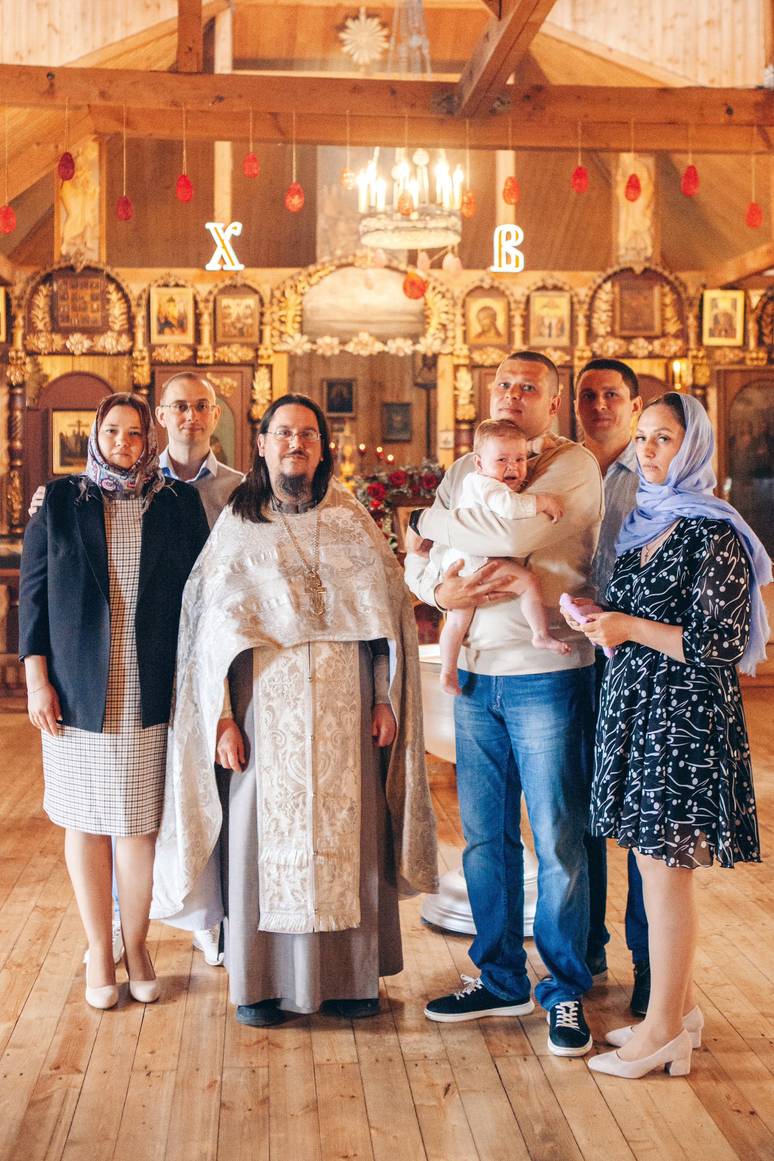 Крещение ребенка в церкви в москве. Фотограф Ольга Ефремова