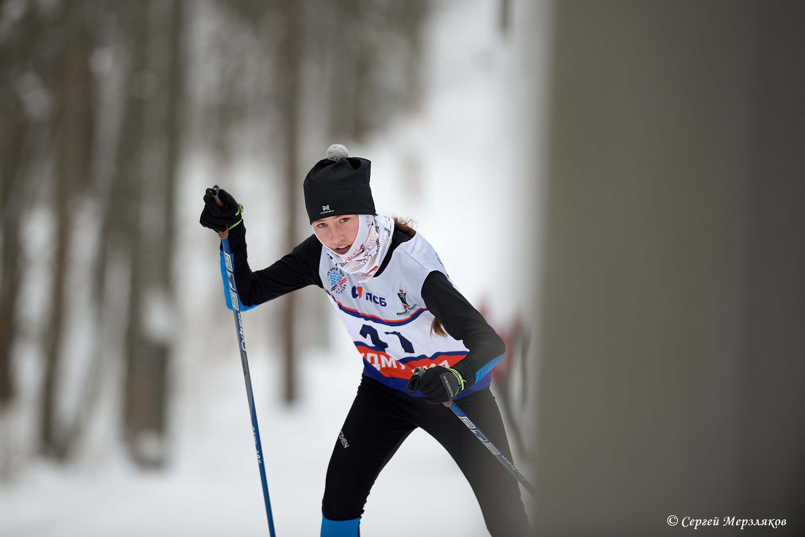 Всероссийские соревнования по лыжным гонкам на призы ЗМС Галины Кулаковой. Спортивный репортажный фотограф в Ижевске Сергей Мерзляков