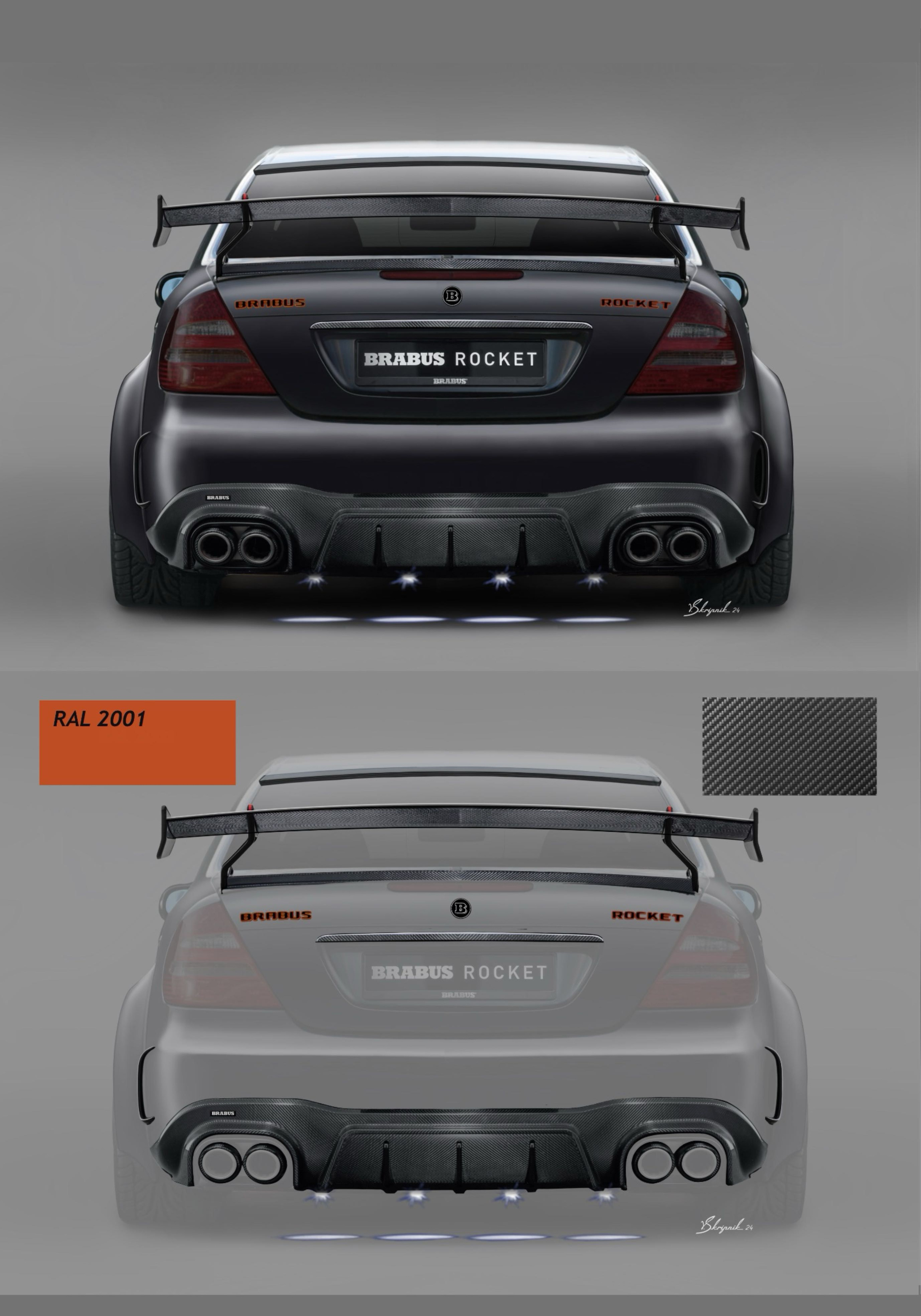 Mercedes W211 Rocket. Design Yachts and Cars