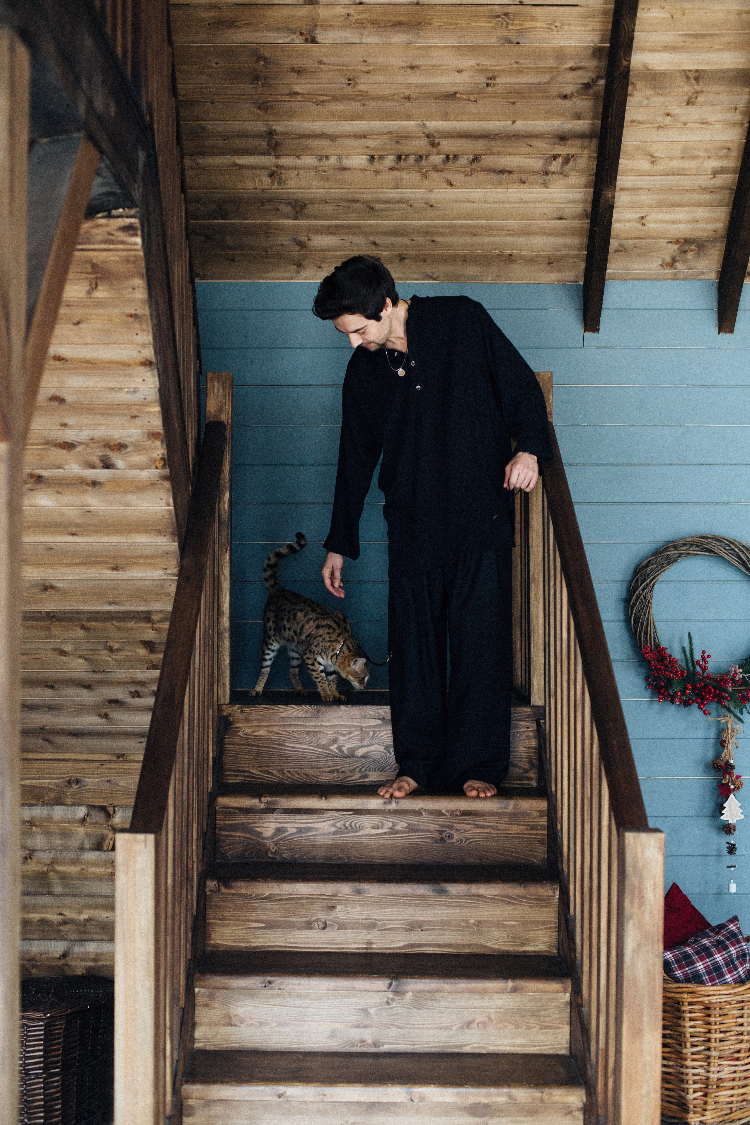 Фотосессия для ведущего с котятами. Александр Чернин. Семейный и событийный фотограф