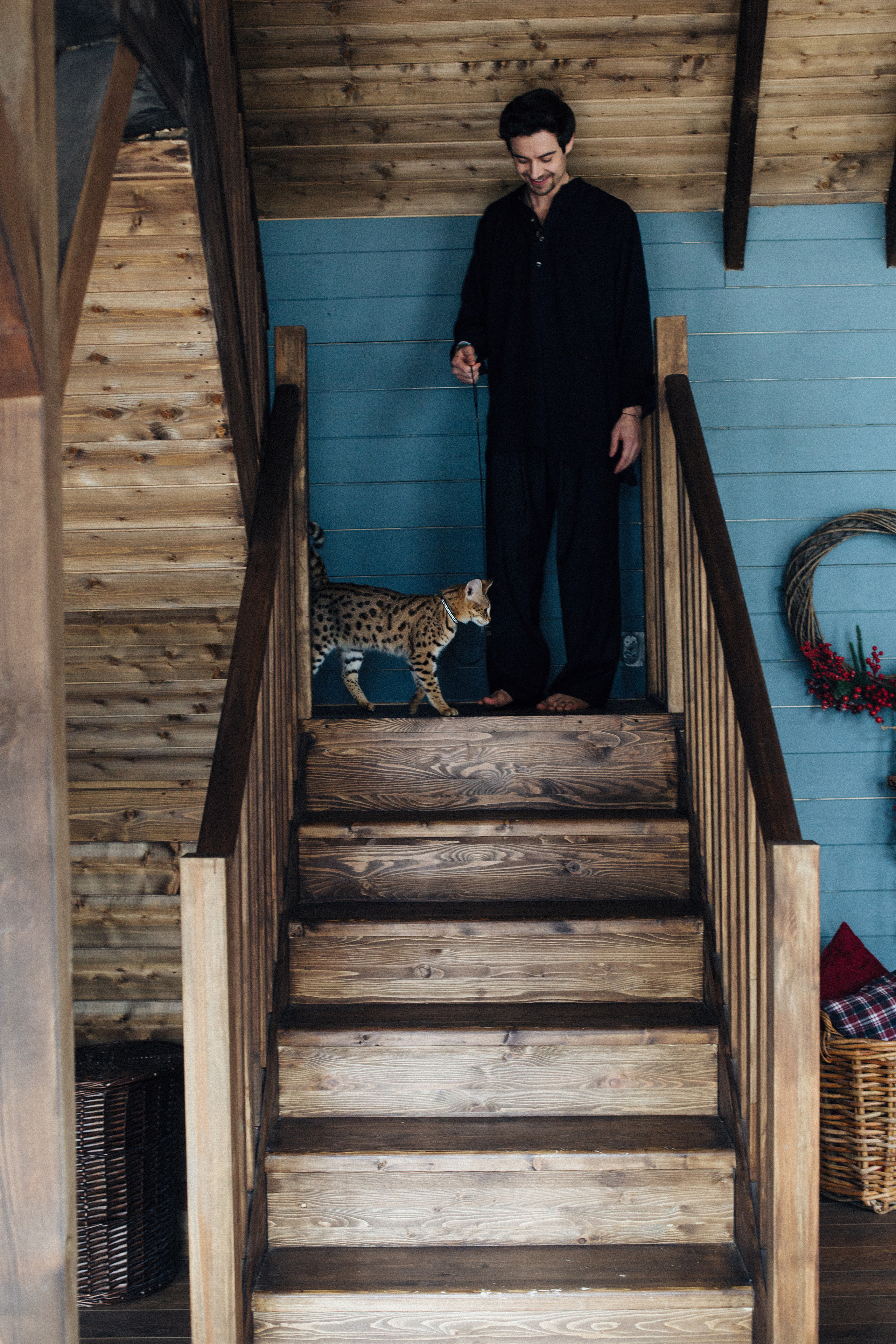 Фотосессия для ведущего с котятами. Александр Чернин. Семейный и событийный фотограф