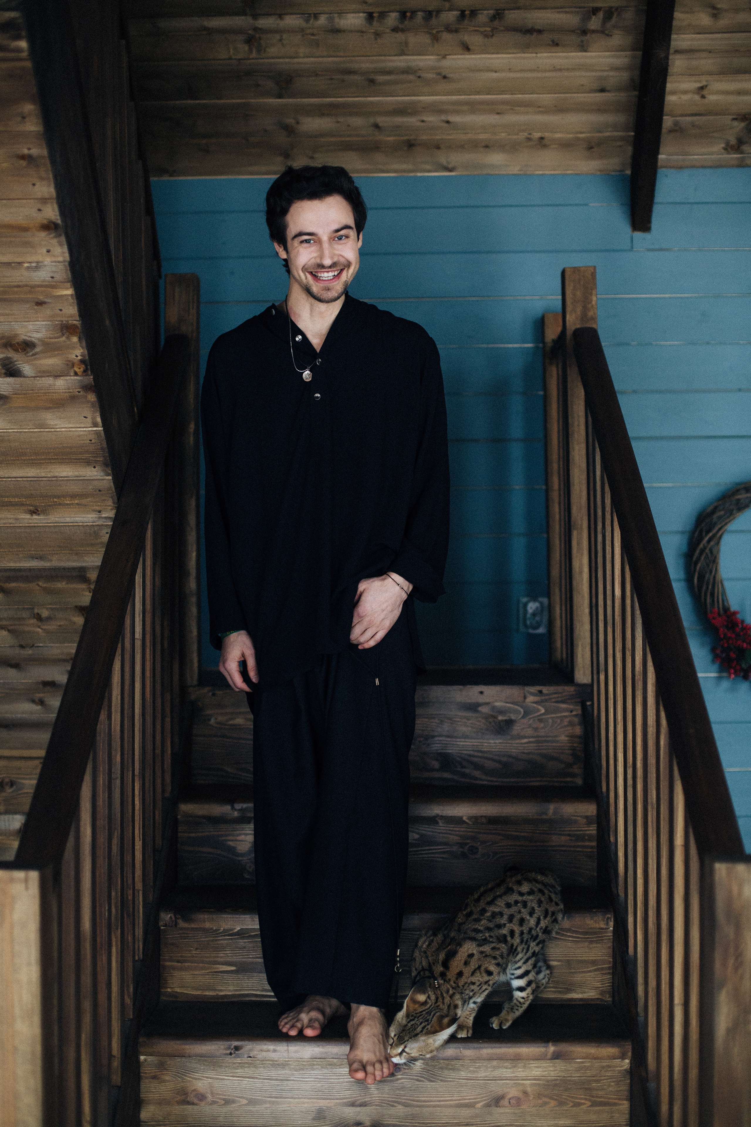 Фотосессия для ведущего с котятами. Александр Чернин. Семейный и событийный фотограф