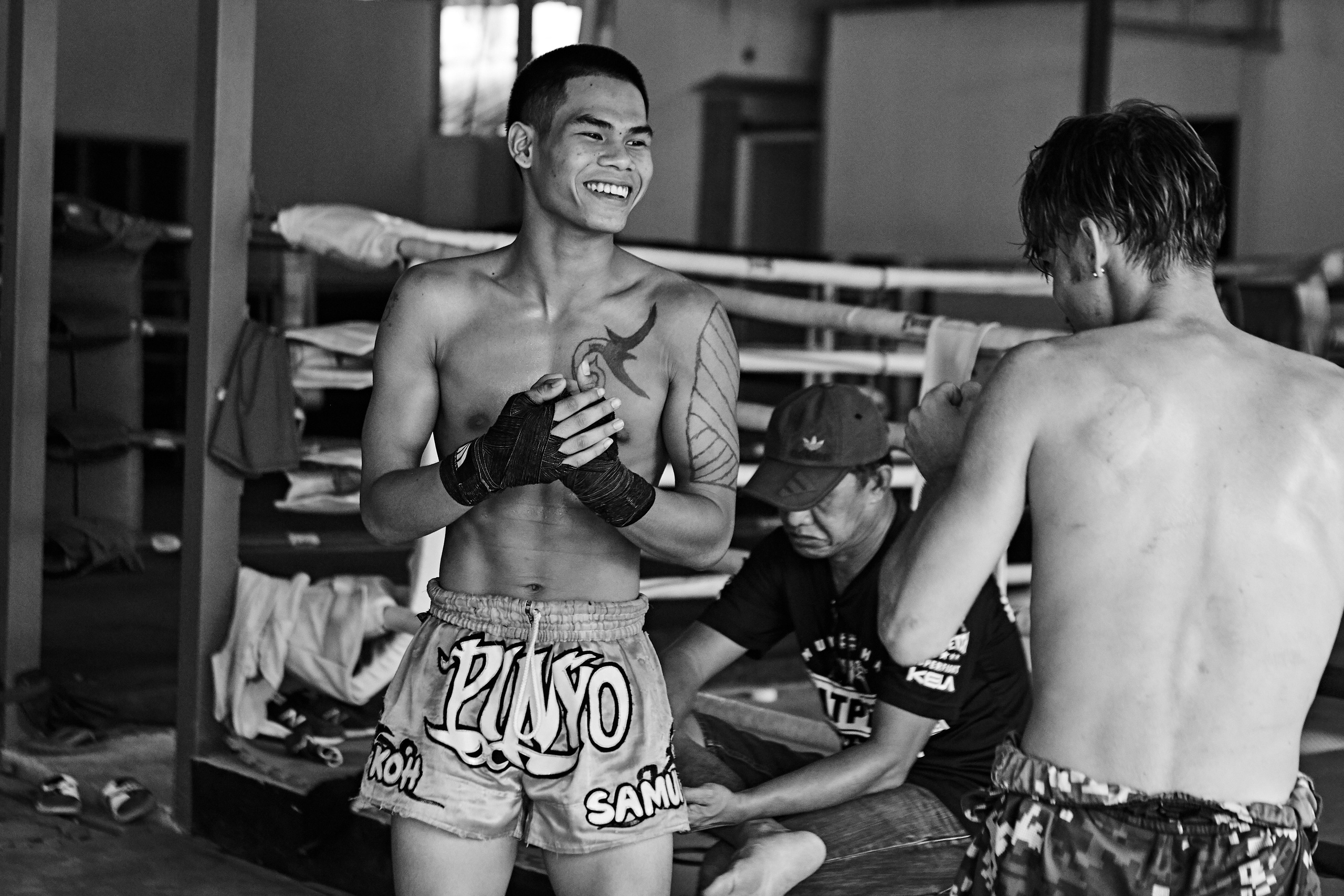 Тренировка в школе тайского бокса Samui Muay Thai (Тайланд, о.Самуи). Анастасия Зобнинá — фотограф в Санкт-Петербурге/СПб