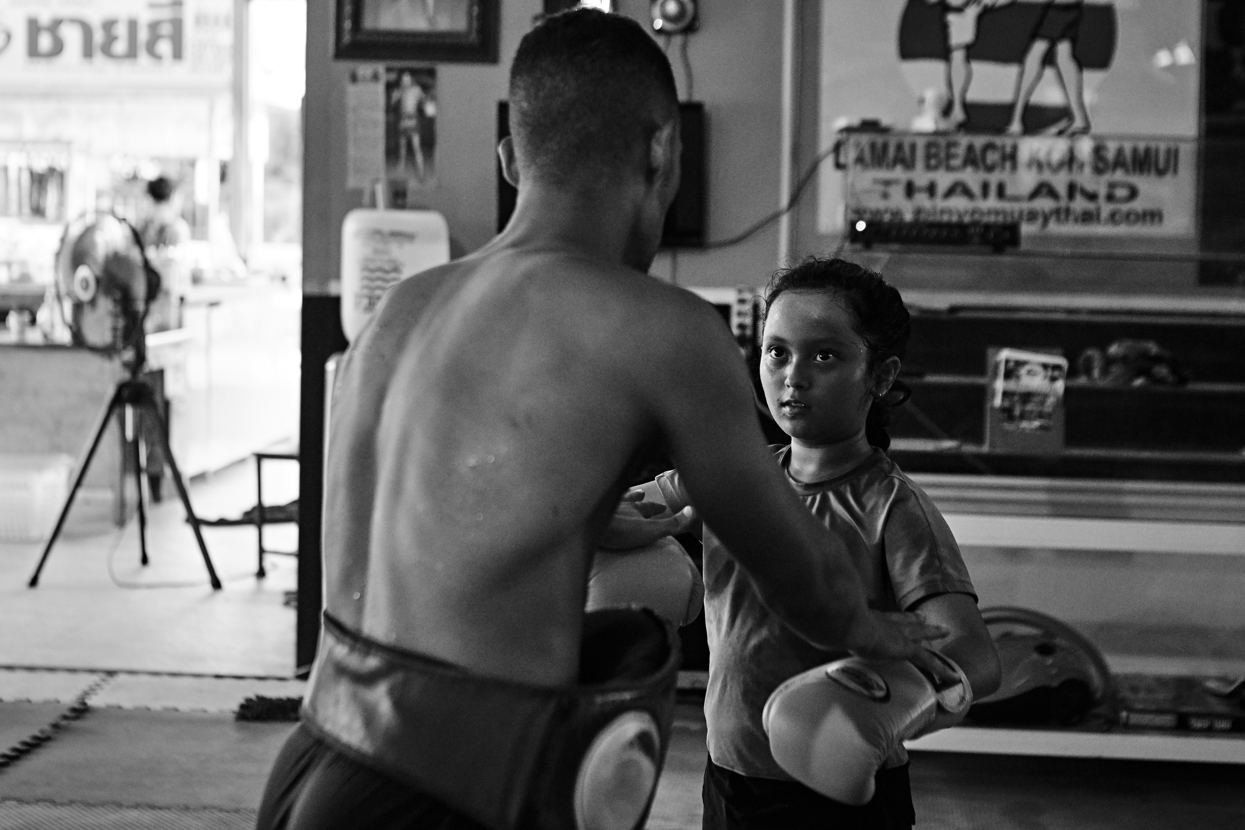 Тренировка в школе тайского бокса Samui Muay Thai (Тайланд, о.Самуи). Анастасия Зобнинá — фотограф в Санкт-Петербурге/СПб