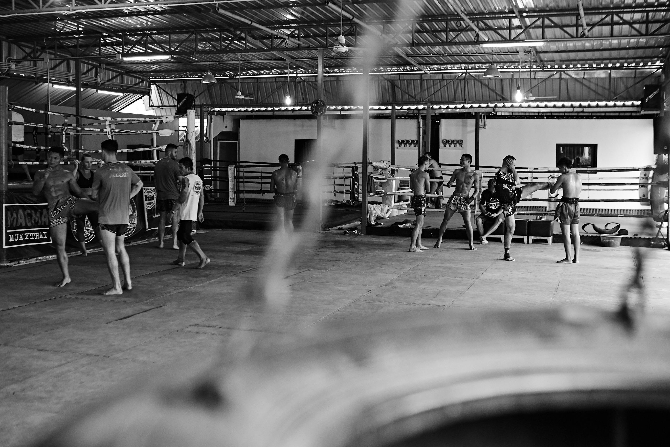 Тренировка в школе тайского бокса Samui Muay Thai (Тайланд, о.Самуи). Анастасия Зобнинá — фотограф в Санкт-Петербурге/СПб