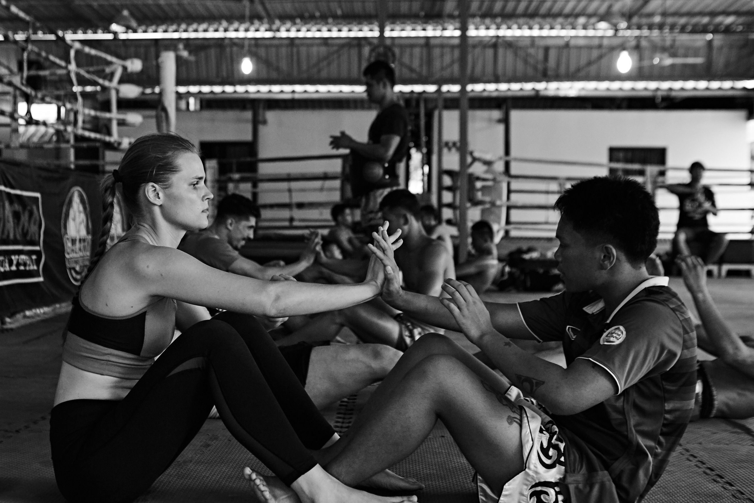 Тренировка в школе тайского бокса Samui Muay Thai (Тайланд, о.Самуи). Анастасия Зобнинá — фотограф в Санкт-Петербурге/СПб