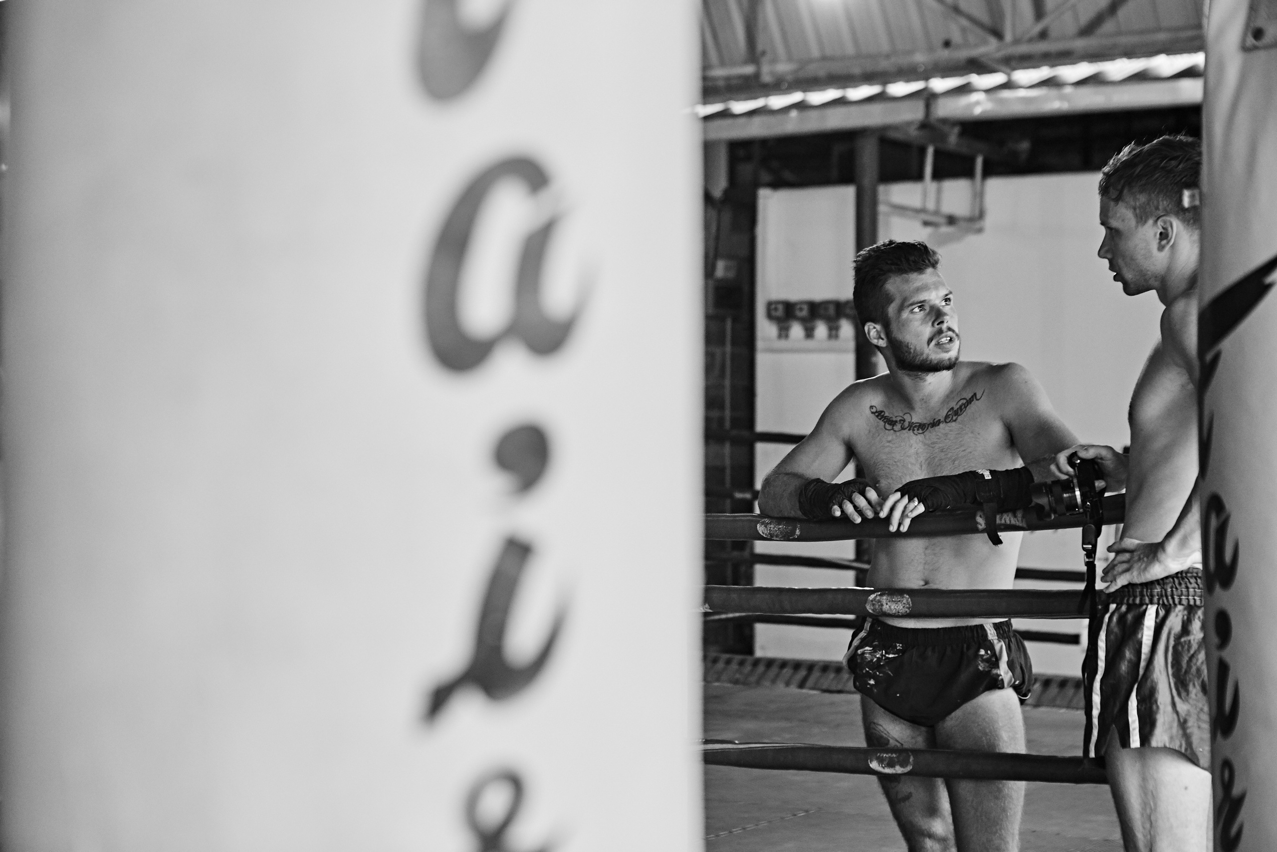 Тренировка в школе тайского бокса Samui Muay Thai (Тайланд, о.Самуи). Анастасия Зобнинá — фотограф в Санкт-Петербурге/СПб