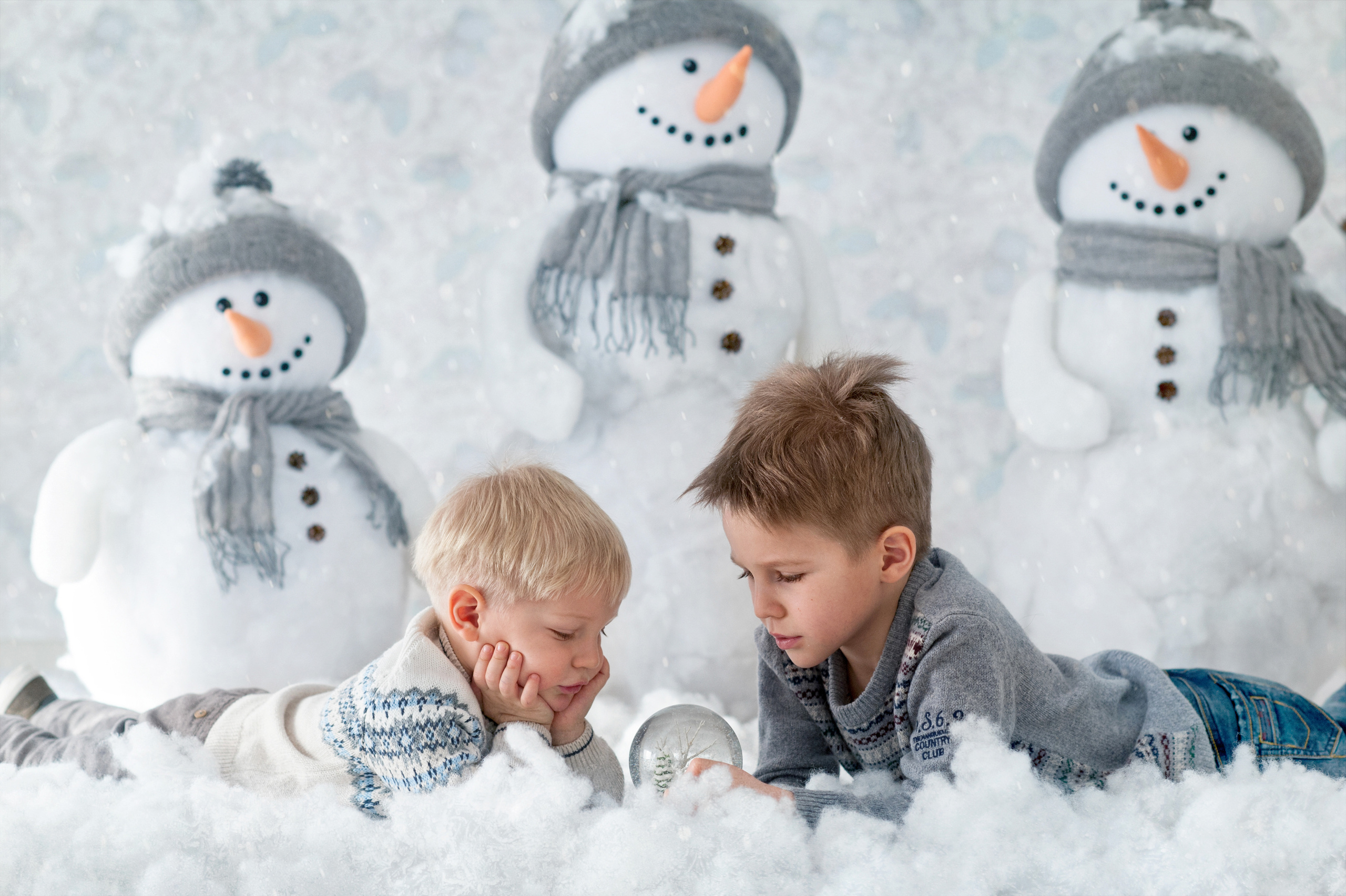 Новогодняя детская фотосъемка в фотостудии в Иркутске