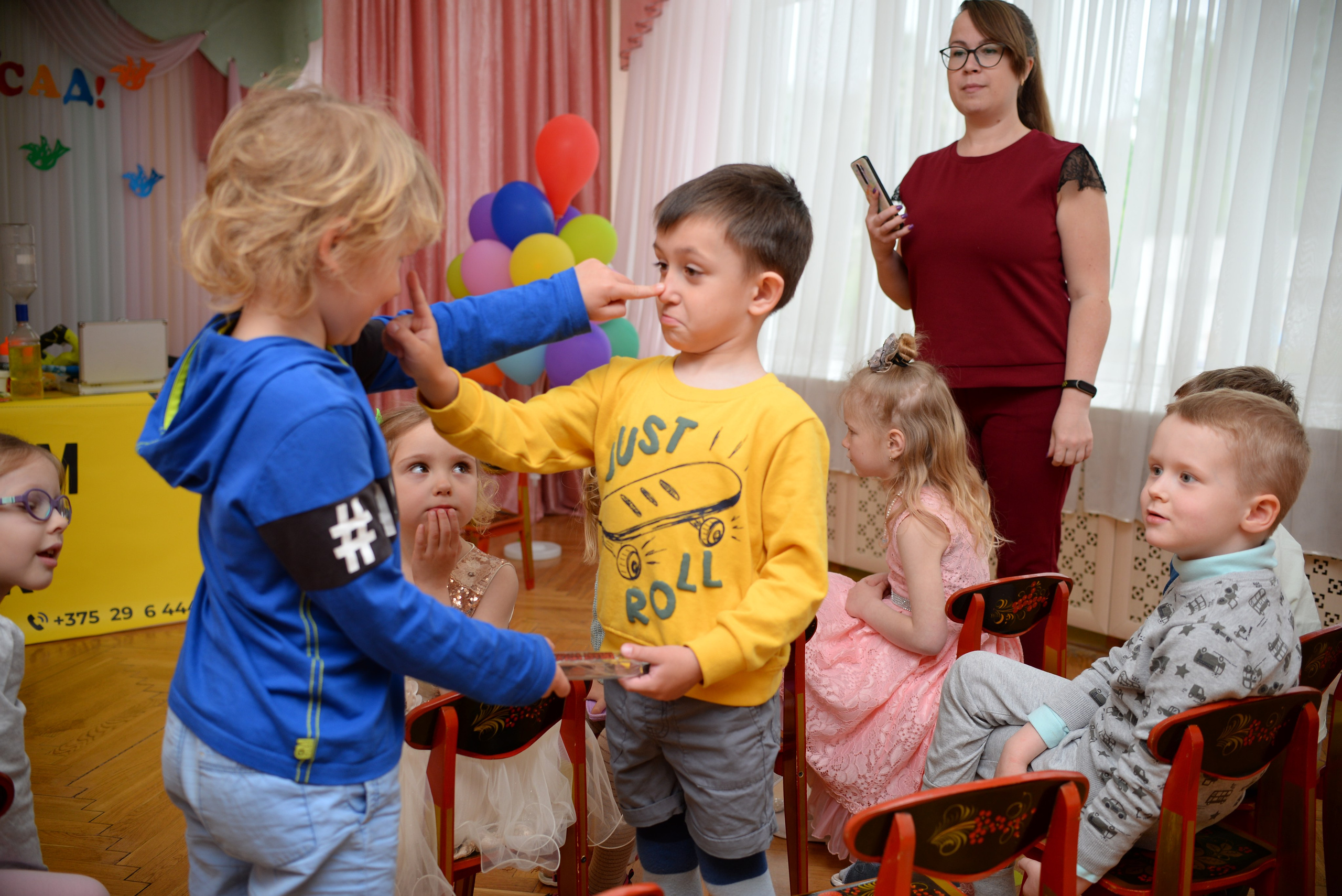 День Рождения в садике. Семейный фотограф на выписку из роддома и крещение Минск Настя Гришук