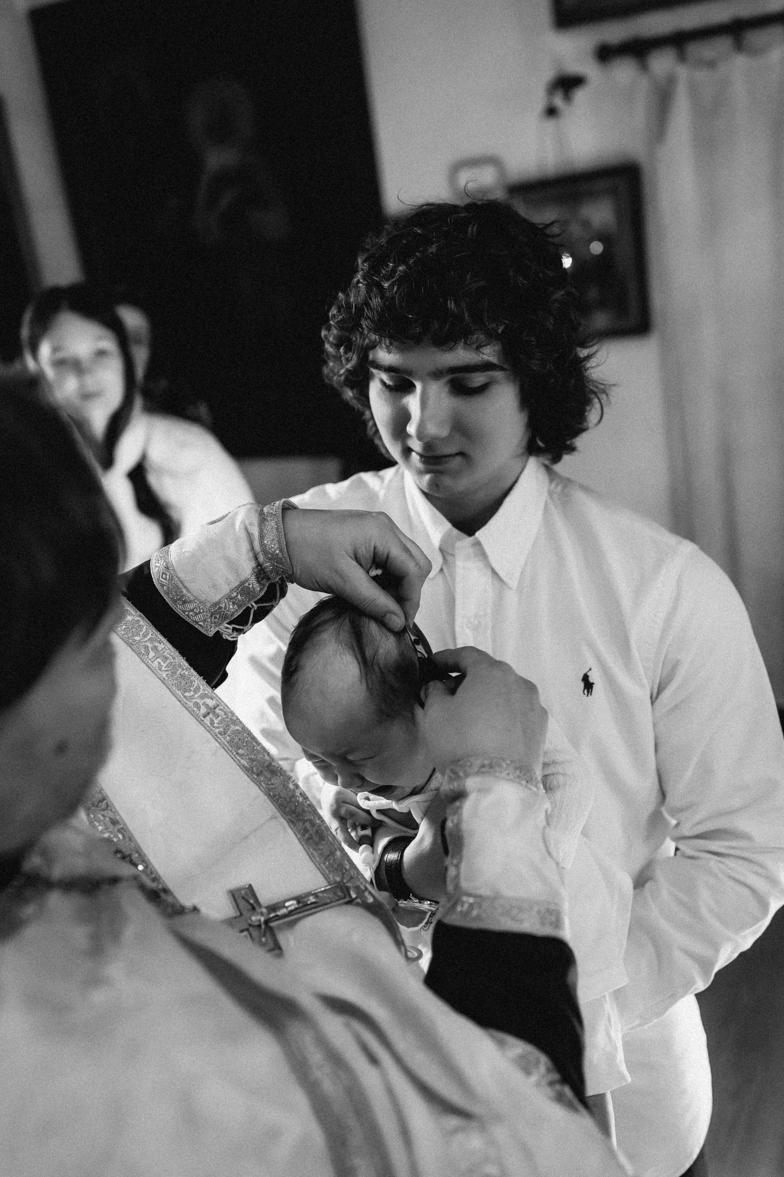 Крещение Артема. Семейный фотограф Минск Усова Ольга