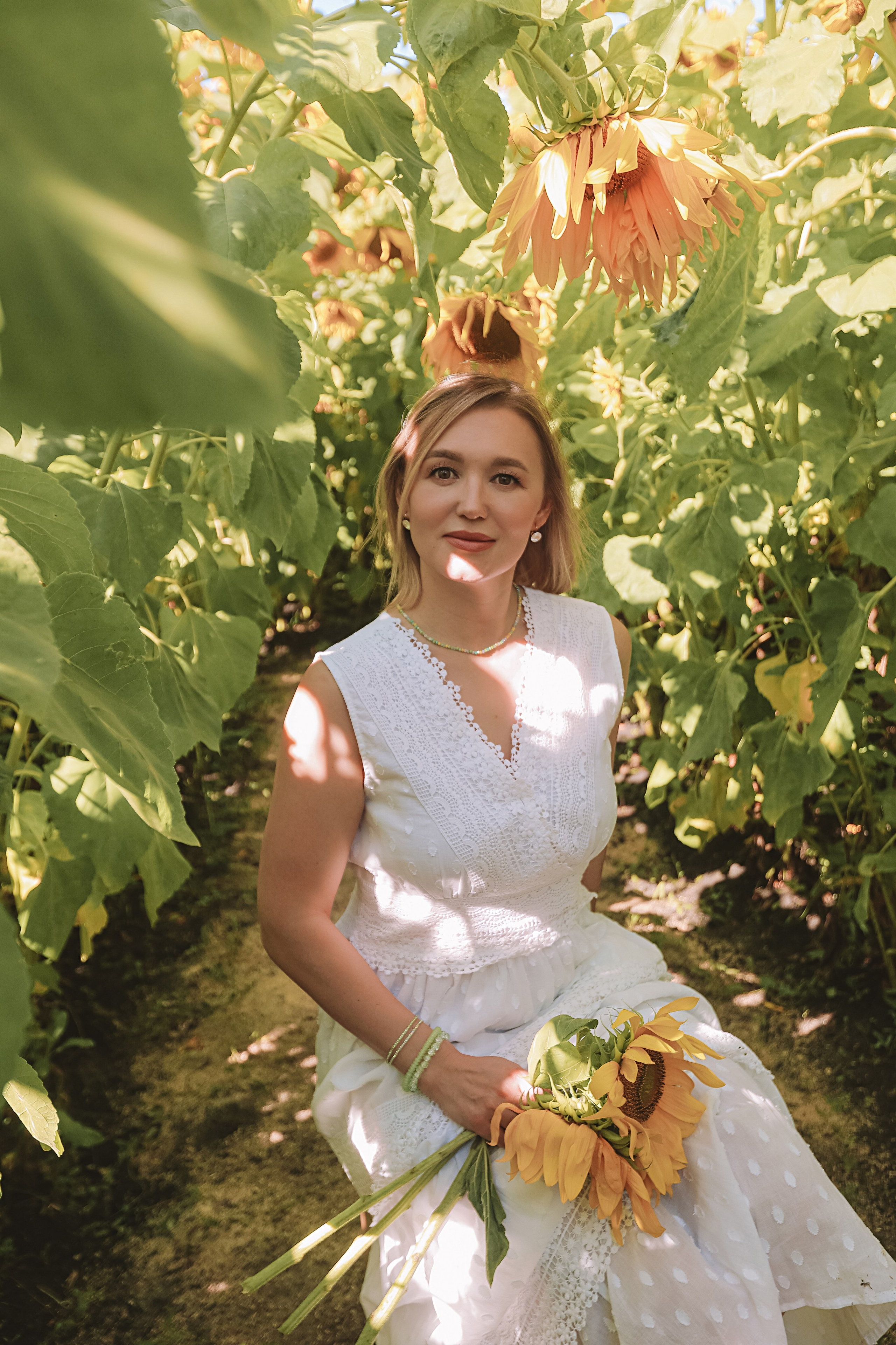 Подсолнухи. Семейный фотограф Тюмень, фотограф на роды Салмина Мария