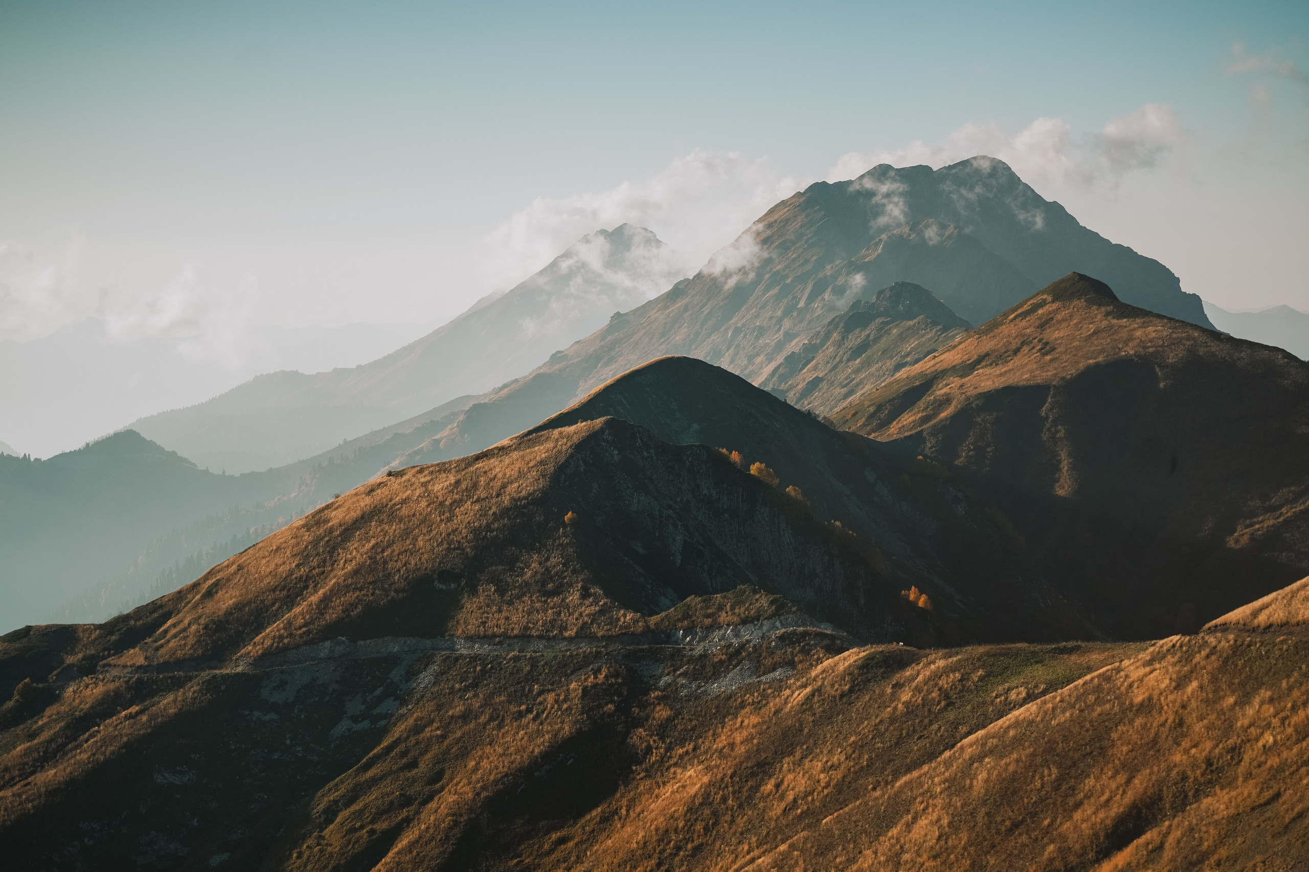 Роза Пик, тропа Турья ✽ Октябрь. Репортажный фотограф | Роза Хутор Красная Поляна Сочи Сириус