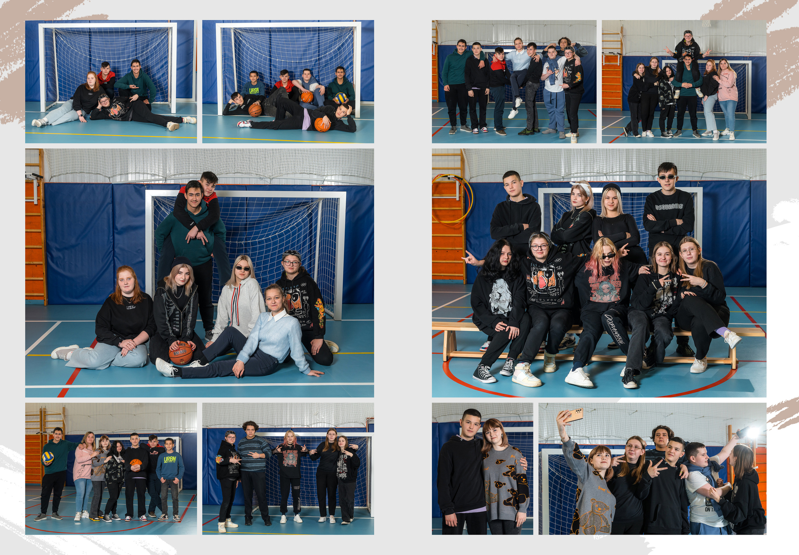 Пример альбома на 8 разворотов для 9-11 классов