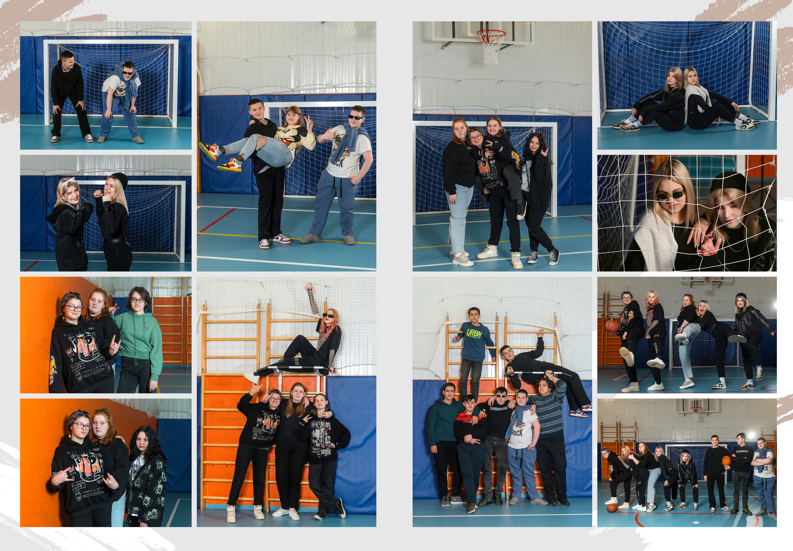 Пример альбома на 8 разворотов для 9-11 классов