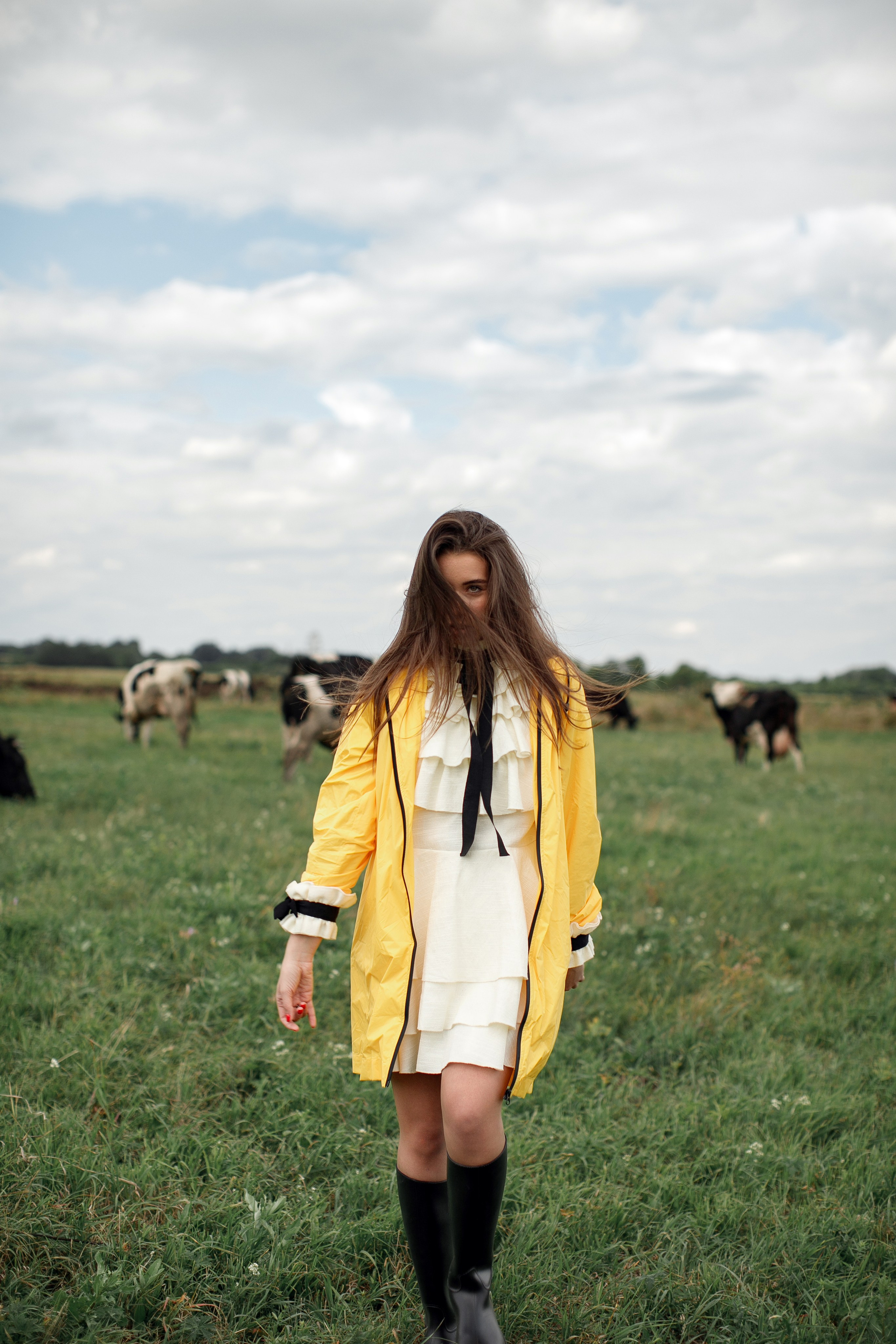 Фотосессия Полины у маяка. Свадебный фотограф Москва