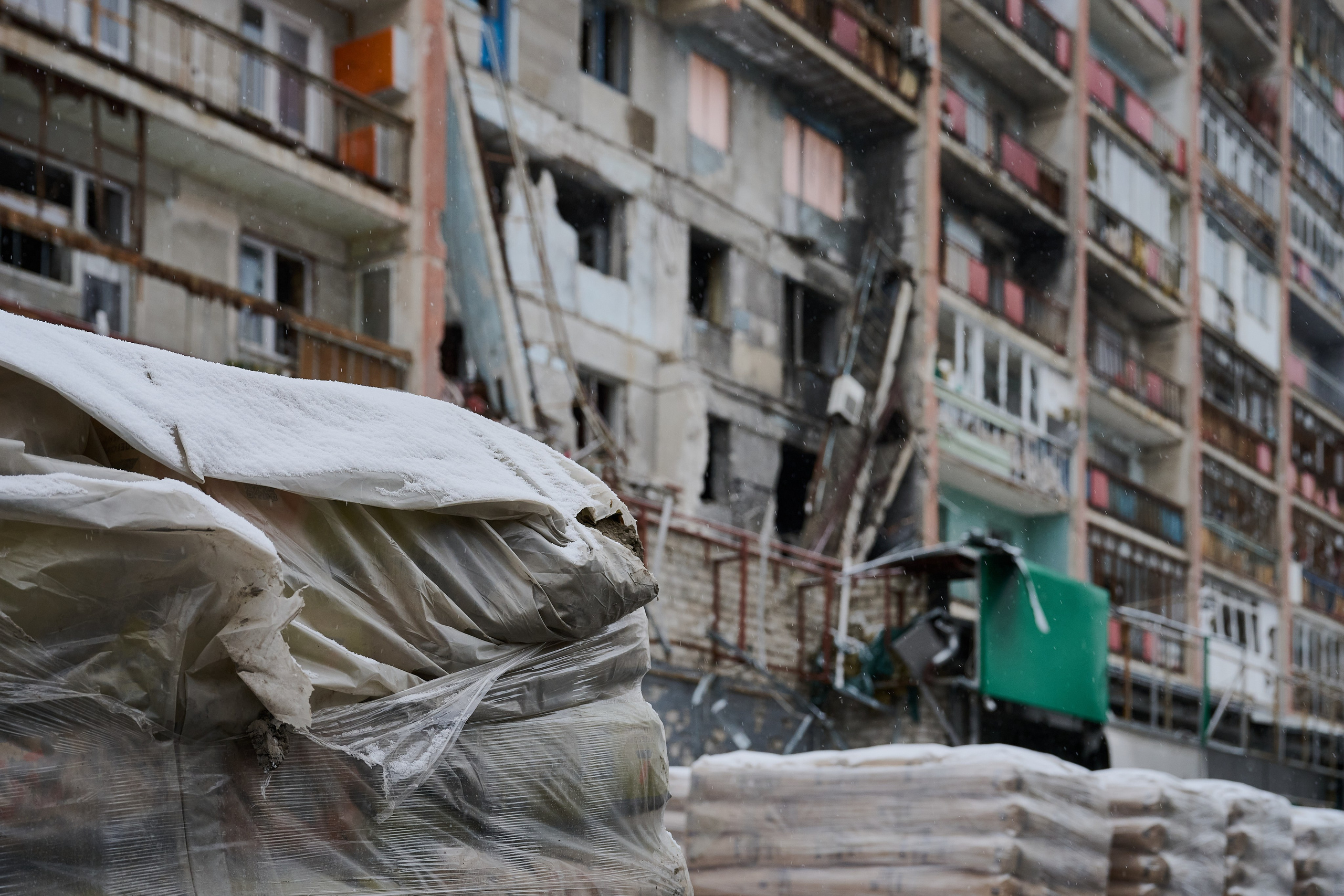 Северодонецк (Луганская область). Декабрь 2024. Фотограф Роман Адлер