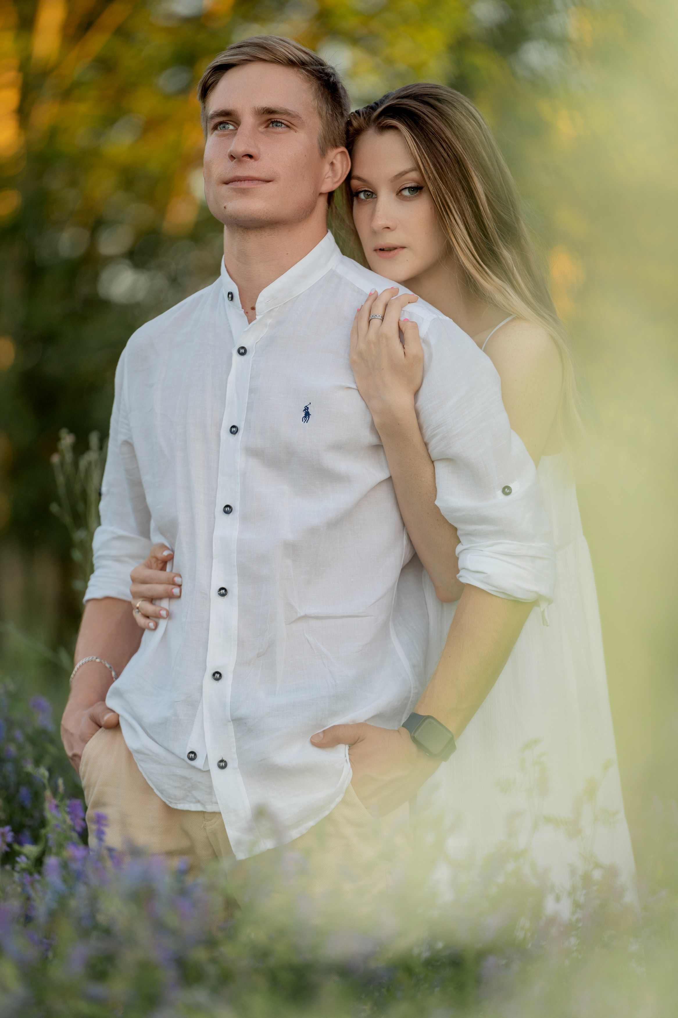 Фотосессия на природе для двоих. Портретный фотограф Олеся Владимирова в Москве