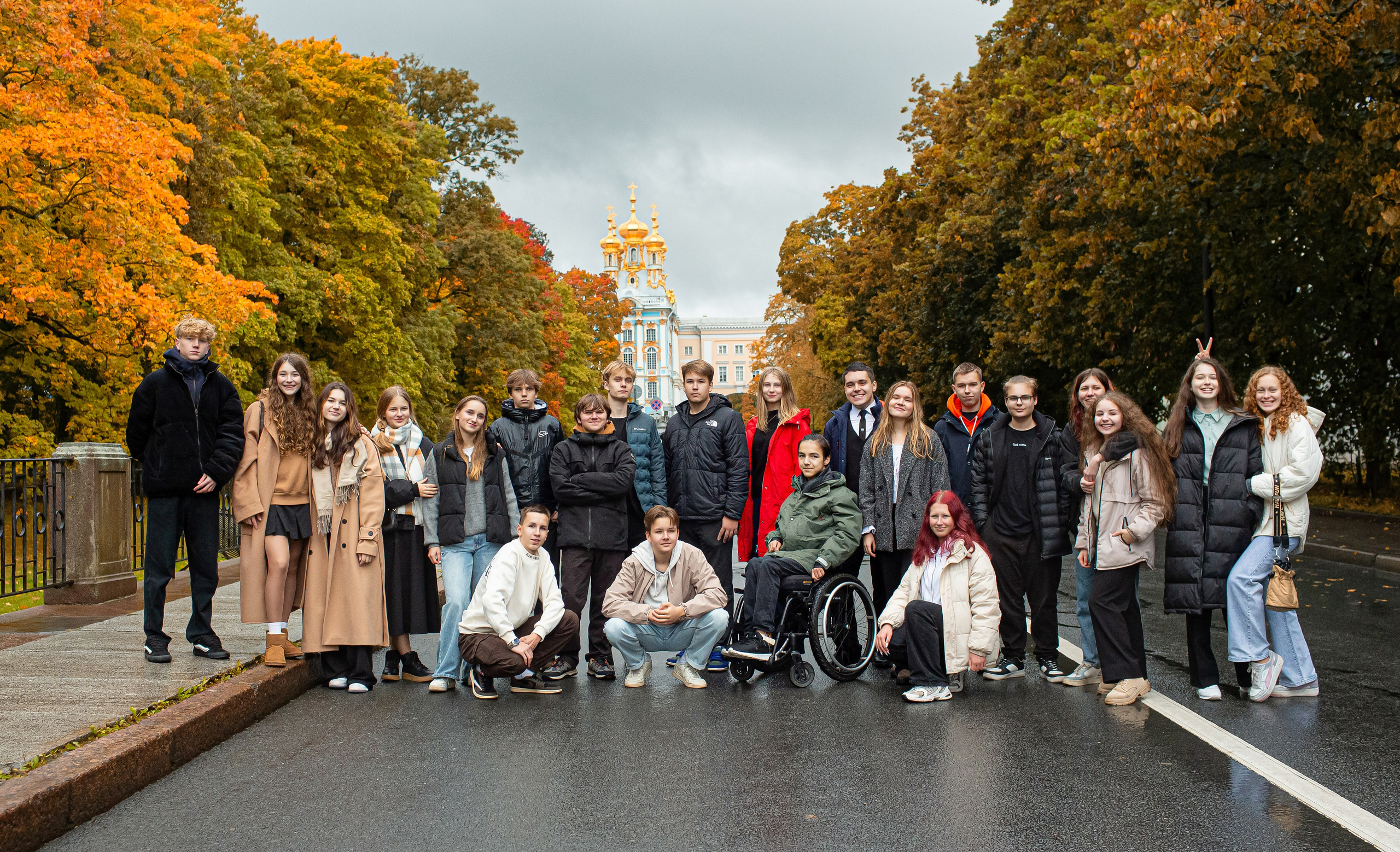 Осень. Старшая школа. Свадебный, семейный, детский фотограф в Санкт-Петербурге
