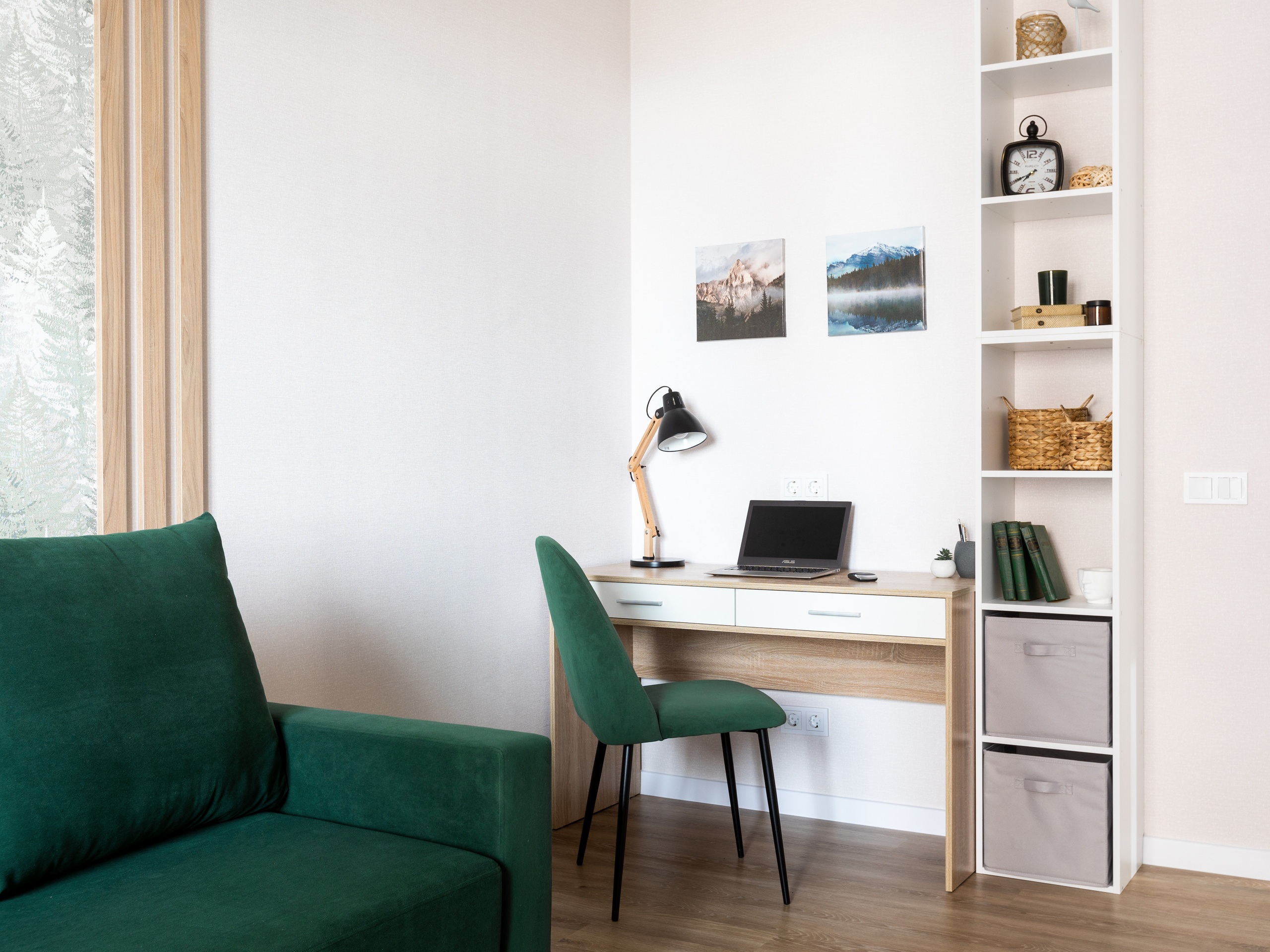 1к квартира в ЖК Расцветай. Интерьерный фотограф в Новосибирске