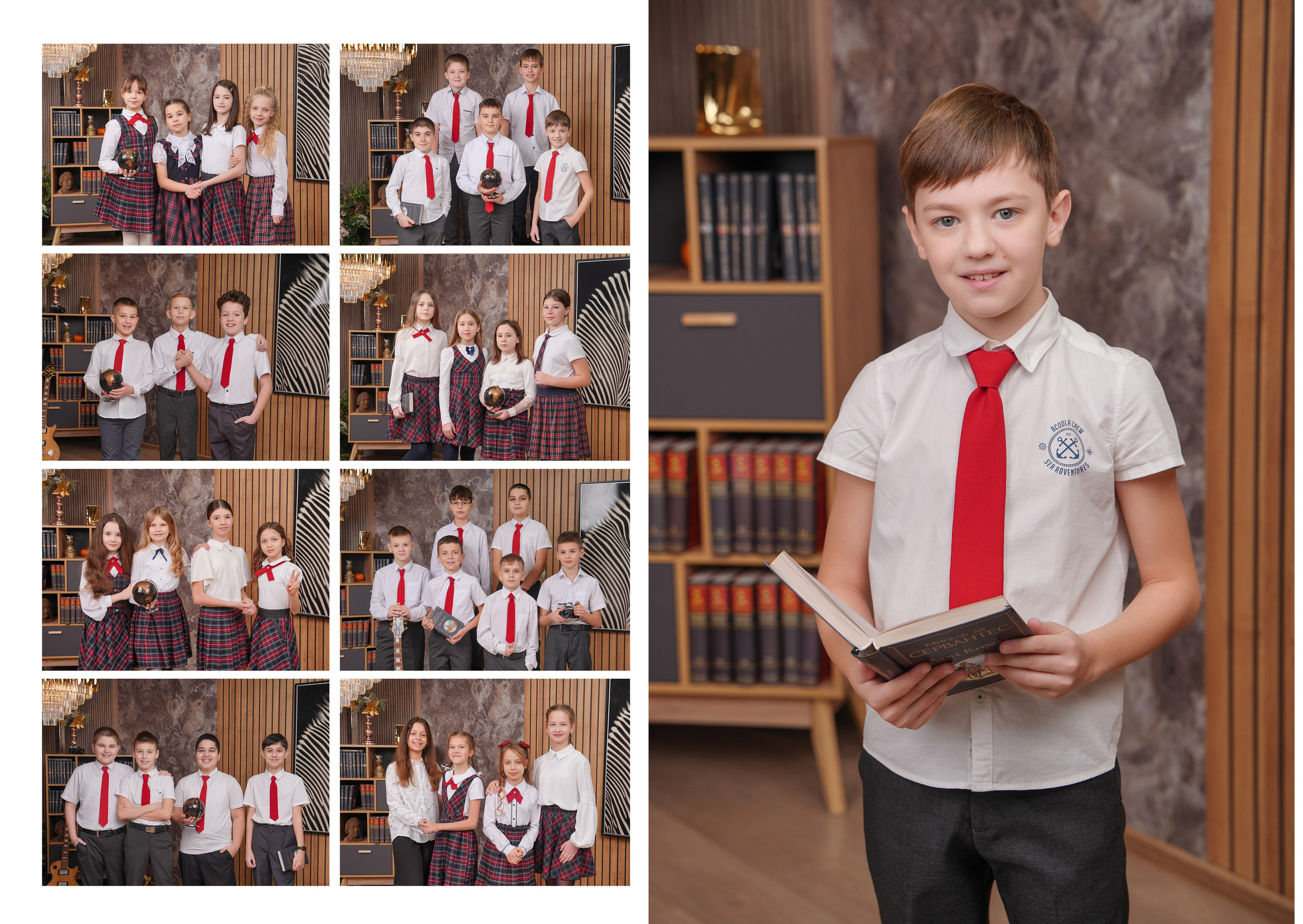 ШКОЛА 99 — 4 «Д» класс. Красивый выпускной альбом в Краснодаре