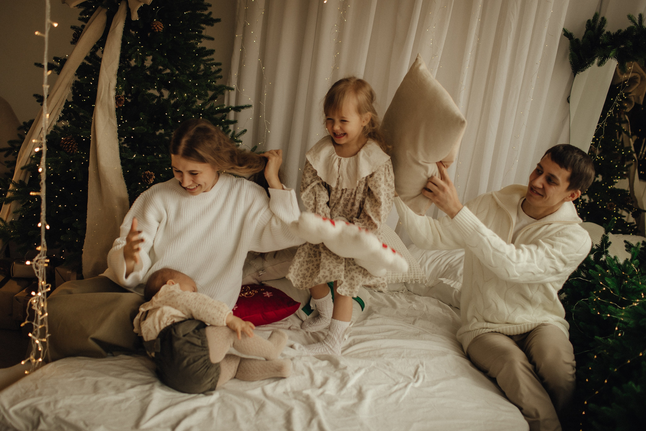 Ольга с семьёй. Семейный фотограф в Москве и Московской области Лазутина Валентина