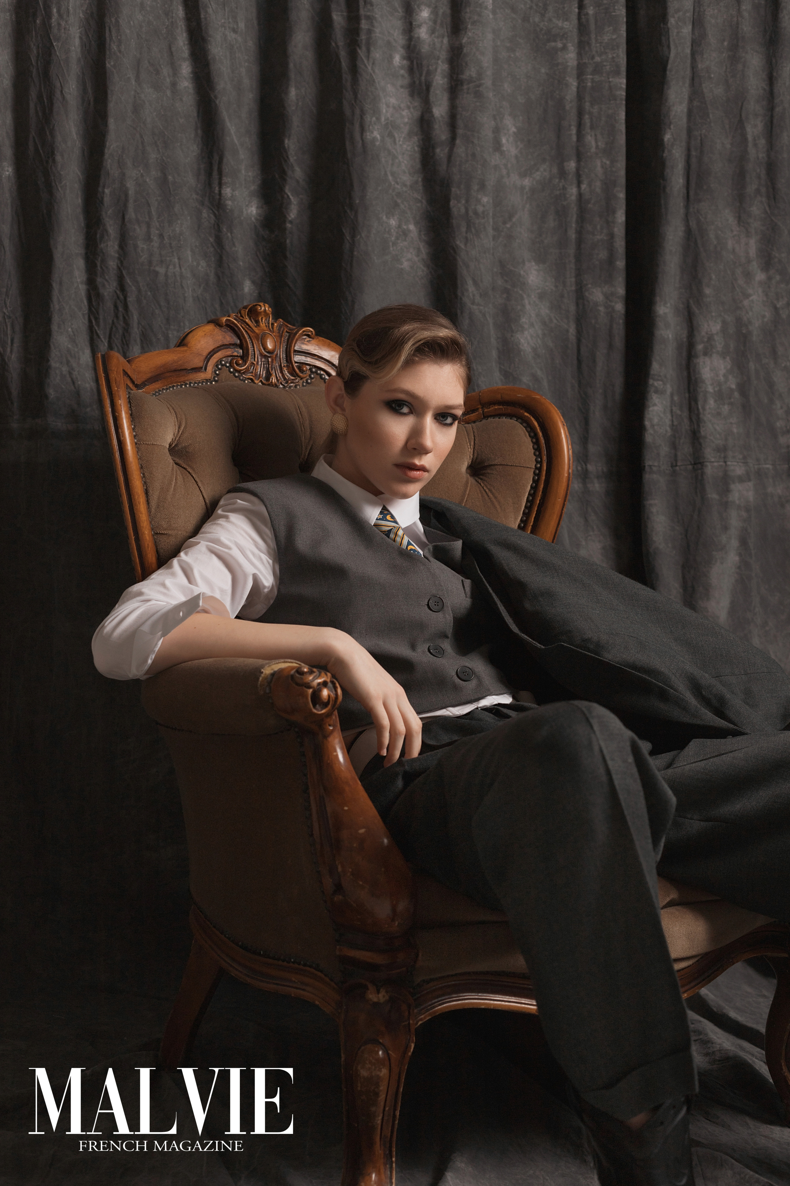 Art Nouveau Diva Malvie Magazine. Портретный фотограф Дарья Ижболдина, Москва