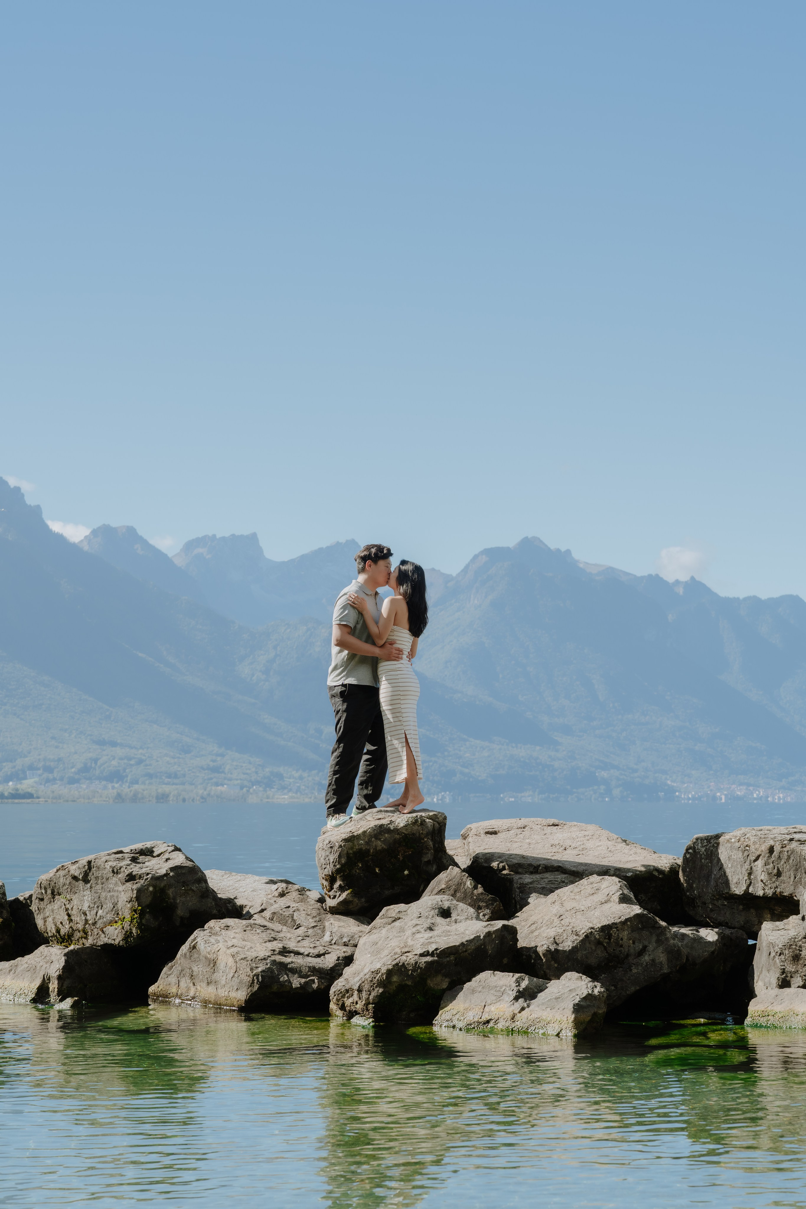 Stephanie & Dominick | Proposal Montreux. Профессиональный свадебный фотограф в Женеве и Швейцарии | Таня Вовчецкая