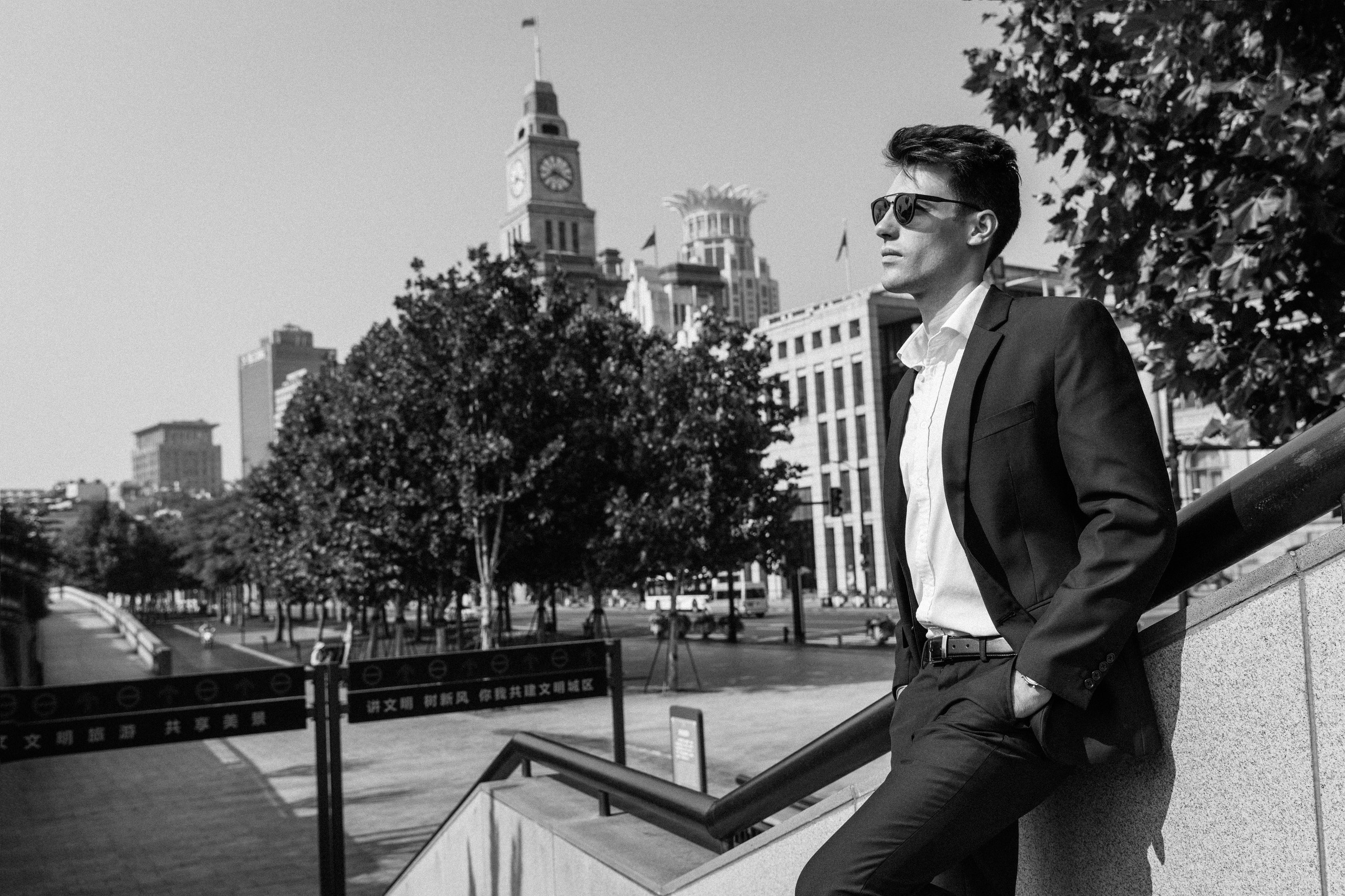 Мужская фотосессия в Шанхае. Свадебные видео