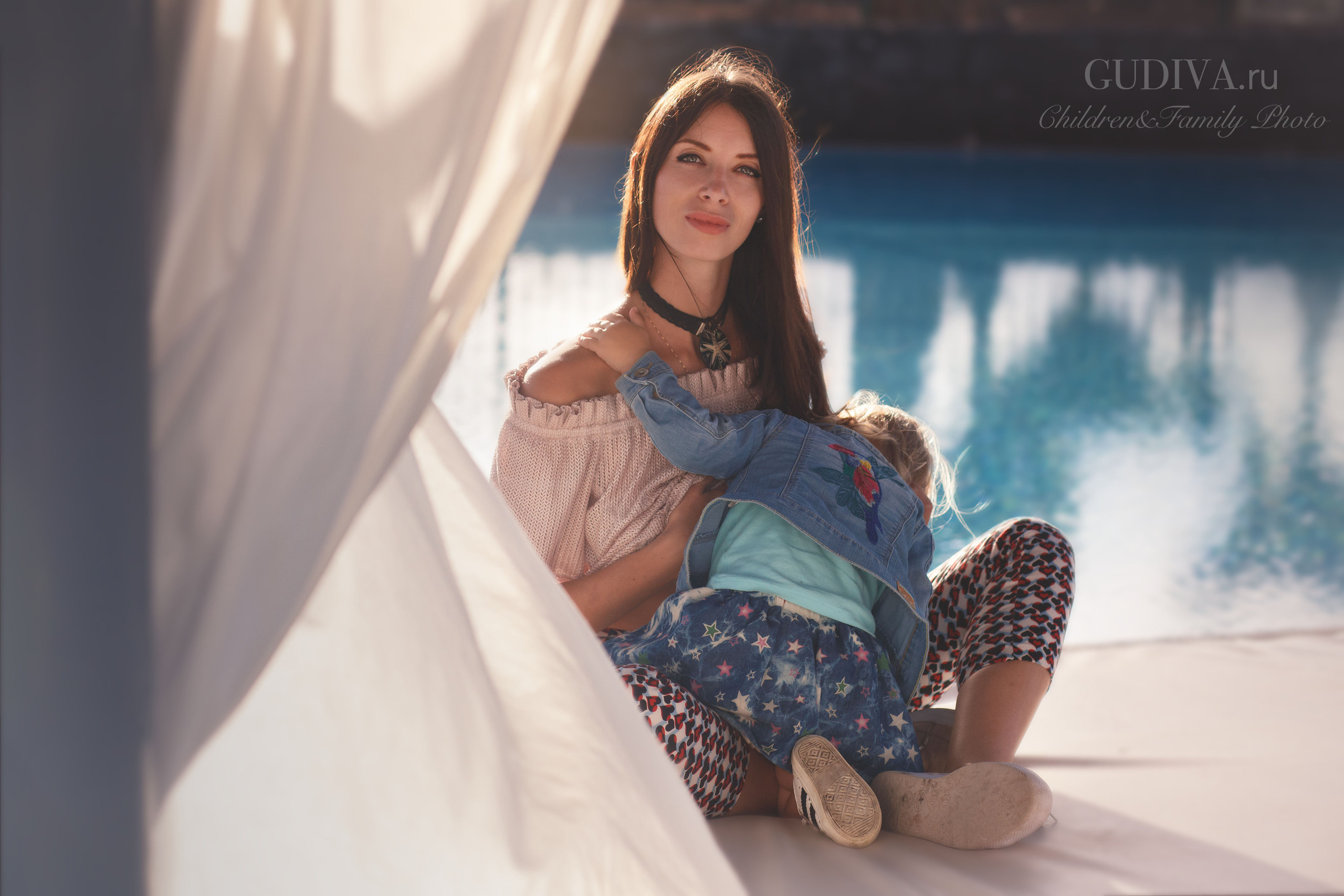 Пляжная семейная фотосессия для Евгении и Амелии. Свадебные видео