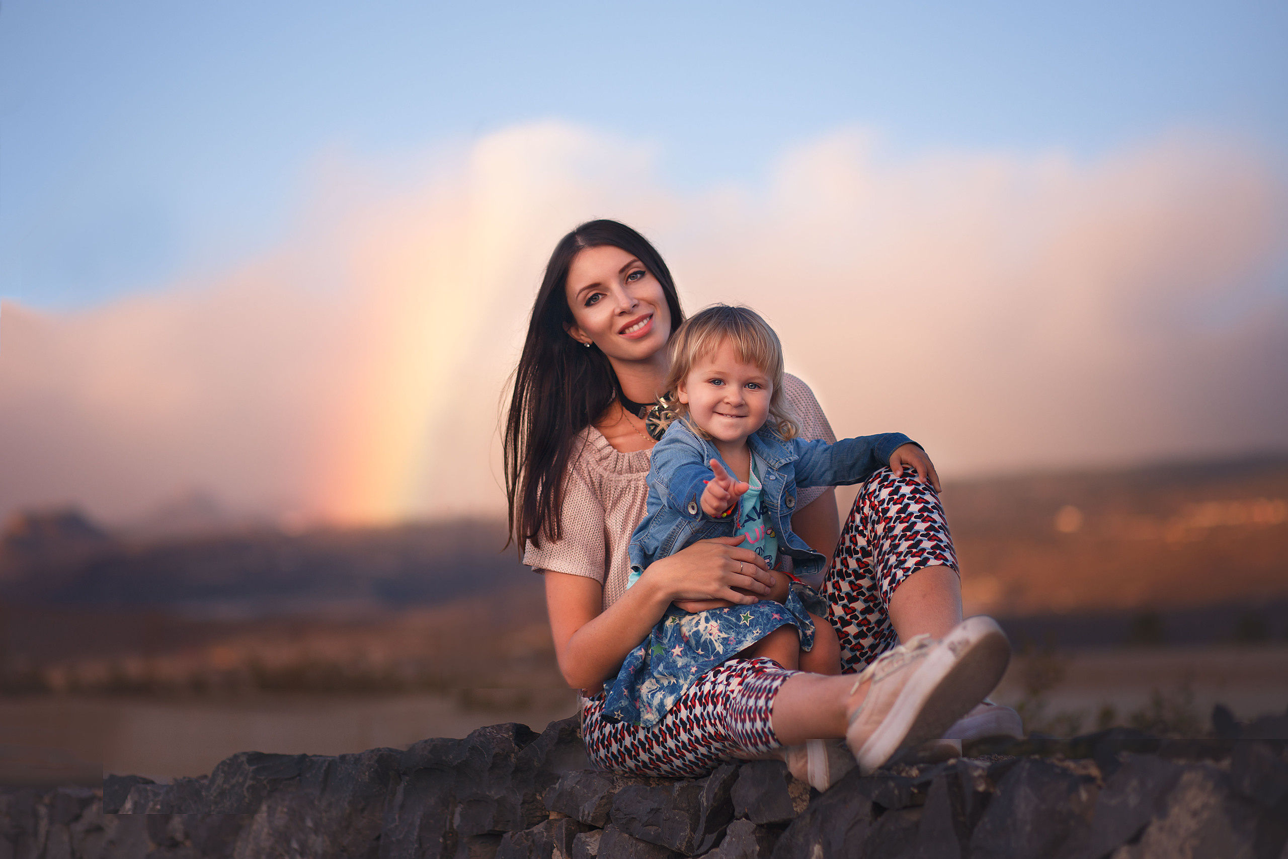 Пляжная семейная фотосессия для Евгении и Амелии. Свадебные видео