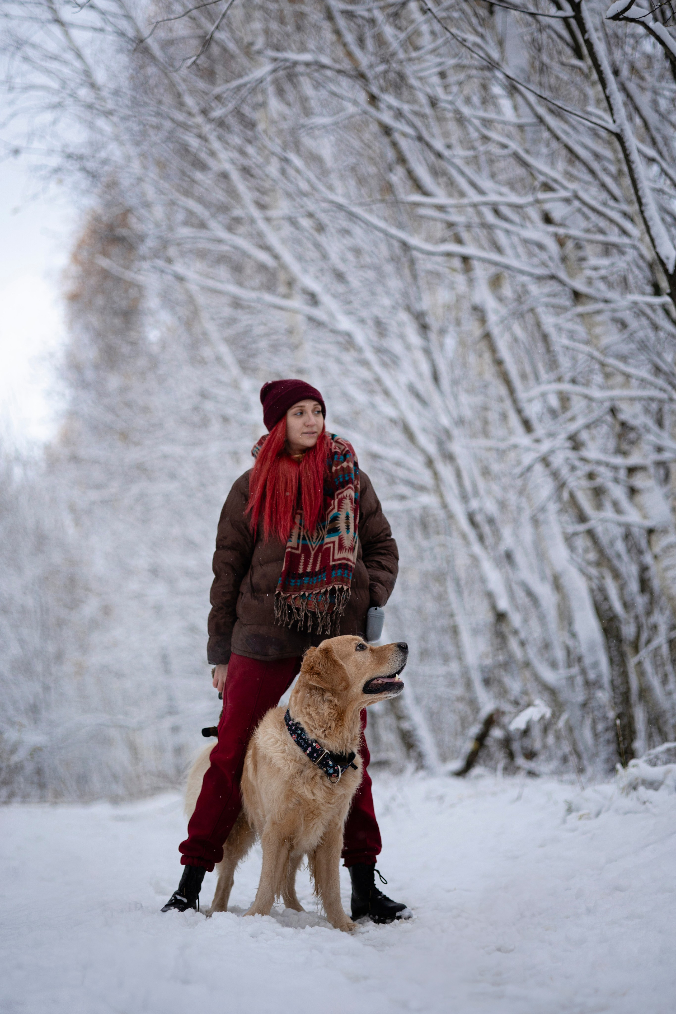 Съемка с собакой. Анастасия Белаш