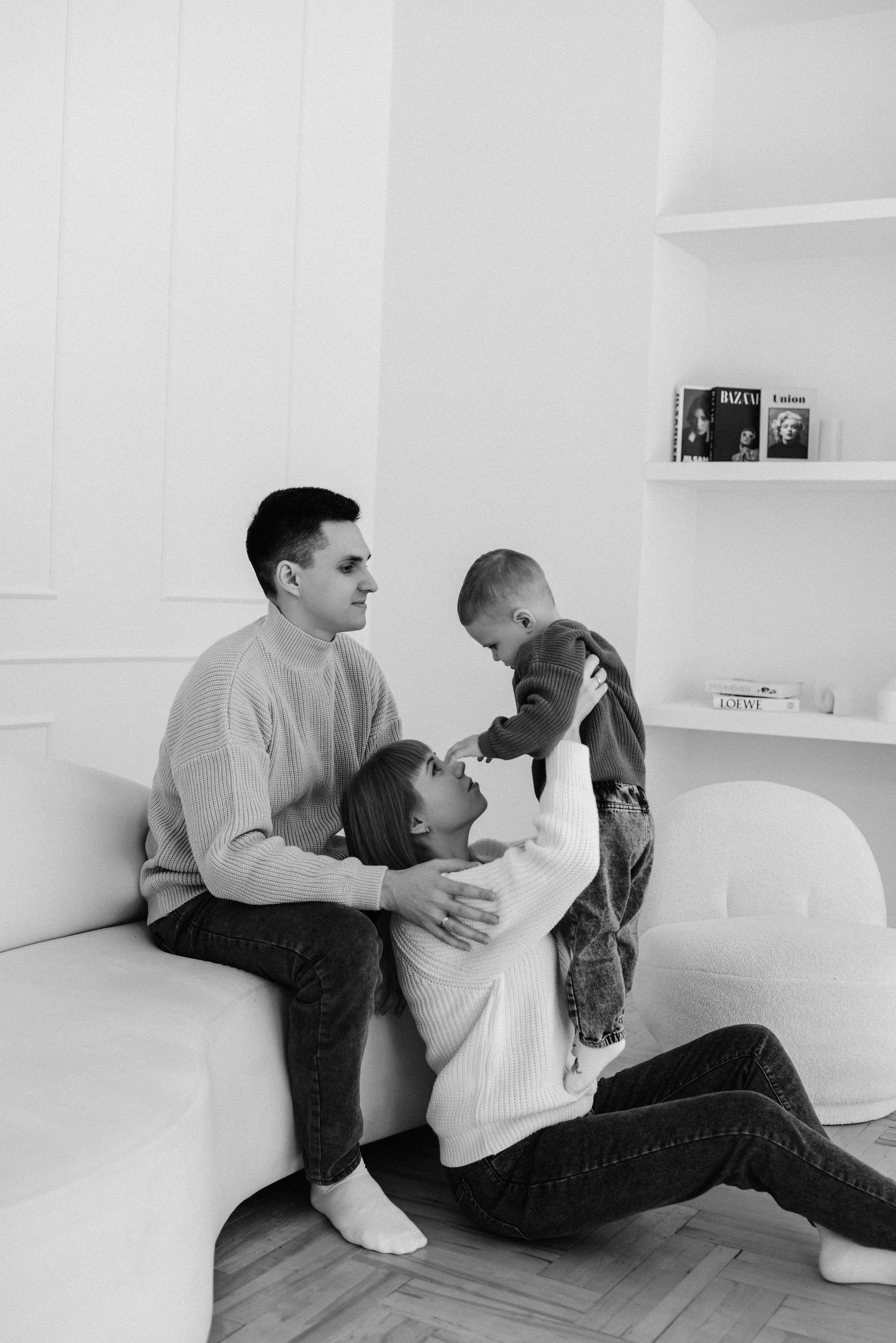 Антон, Вика и маленький Лёва. Фотограф Ярута Оксана / Ростов-на-Дону