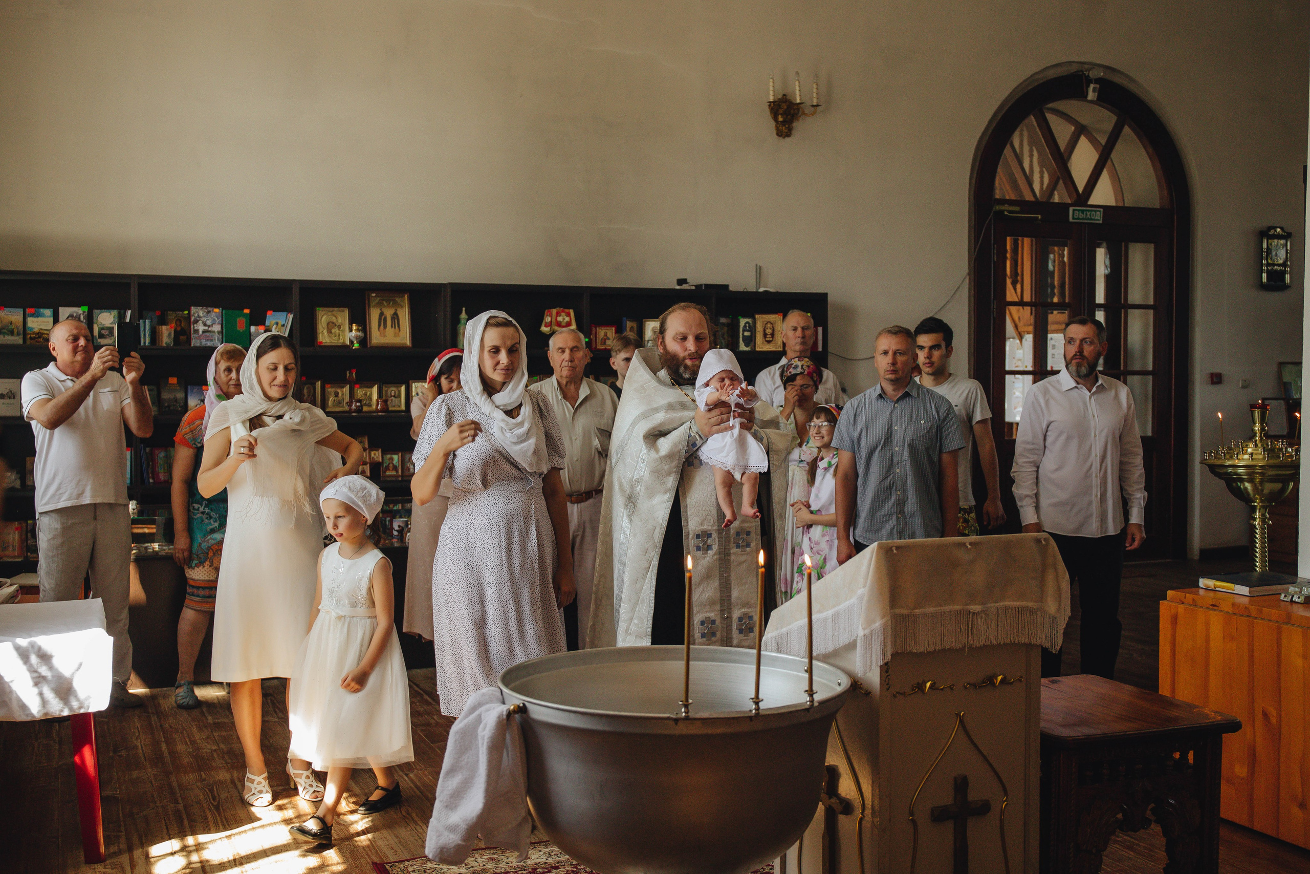 Крещение Анастасии. Свадебный и семейный фотограф Пушкин Царское Село СПБ Питер Санкт-Петербург и Рязань Ольга Козлова