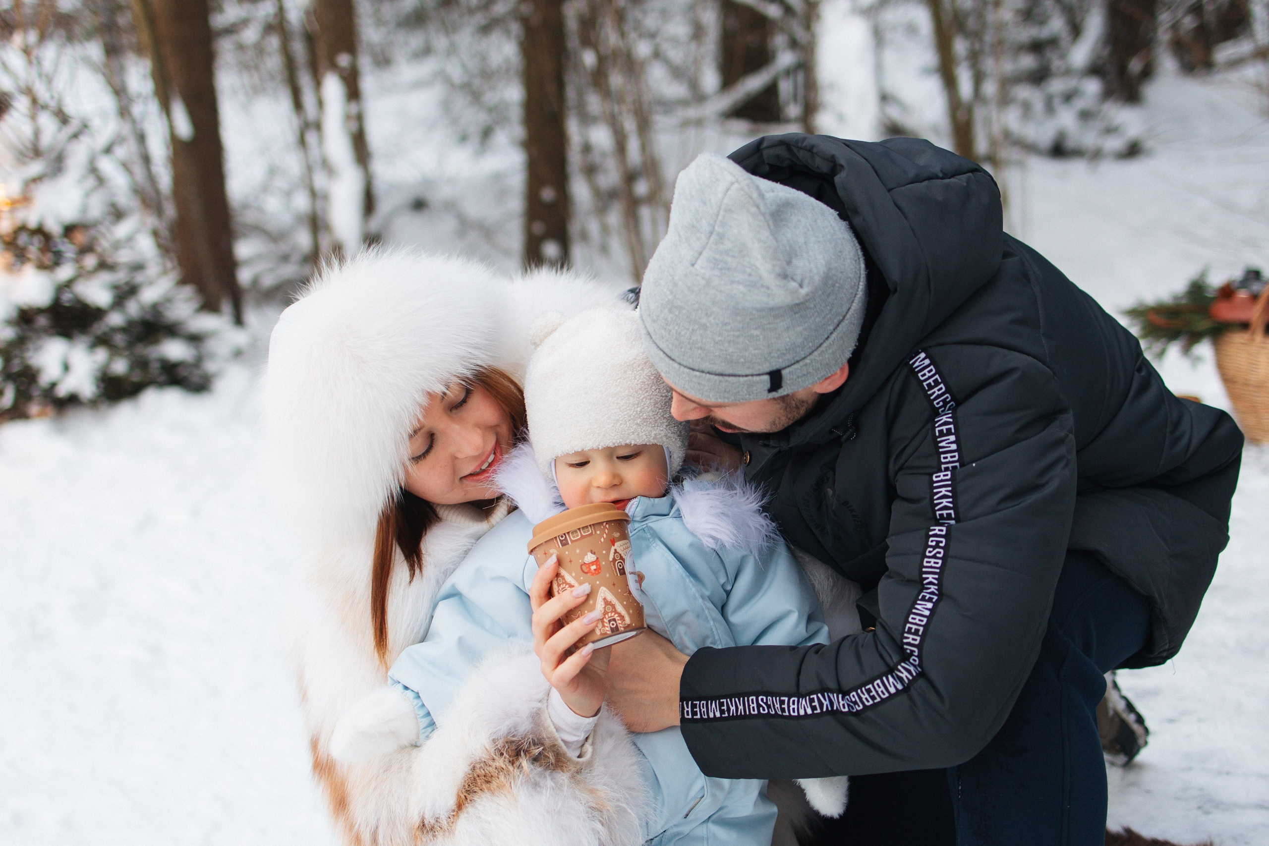 Ксения, Владимир, Леон, Шале в лесу. Семейный фотограф в Москве Марина Петра