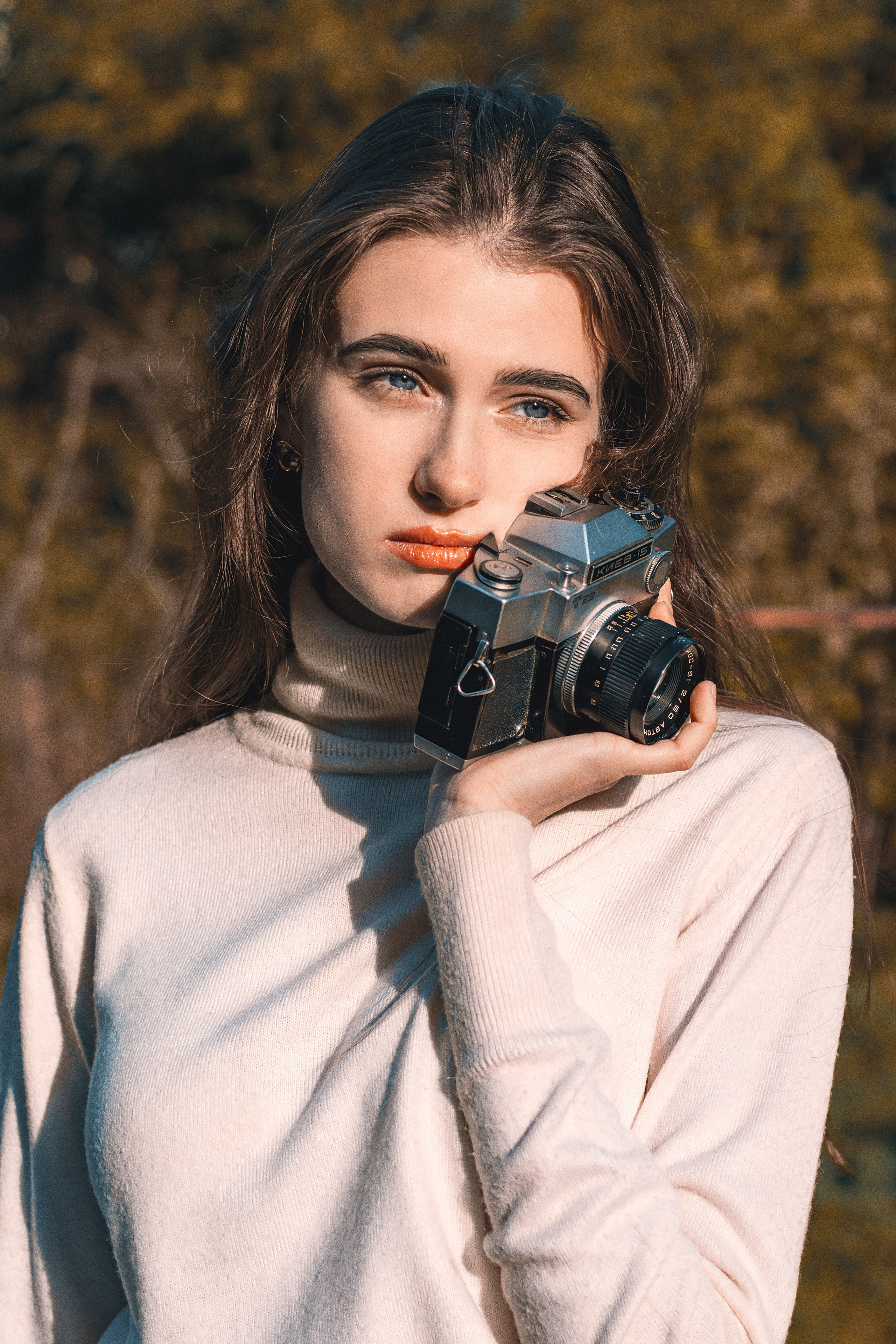 Осень. Фотограф в Новокузнецке