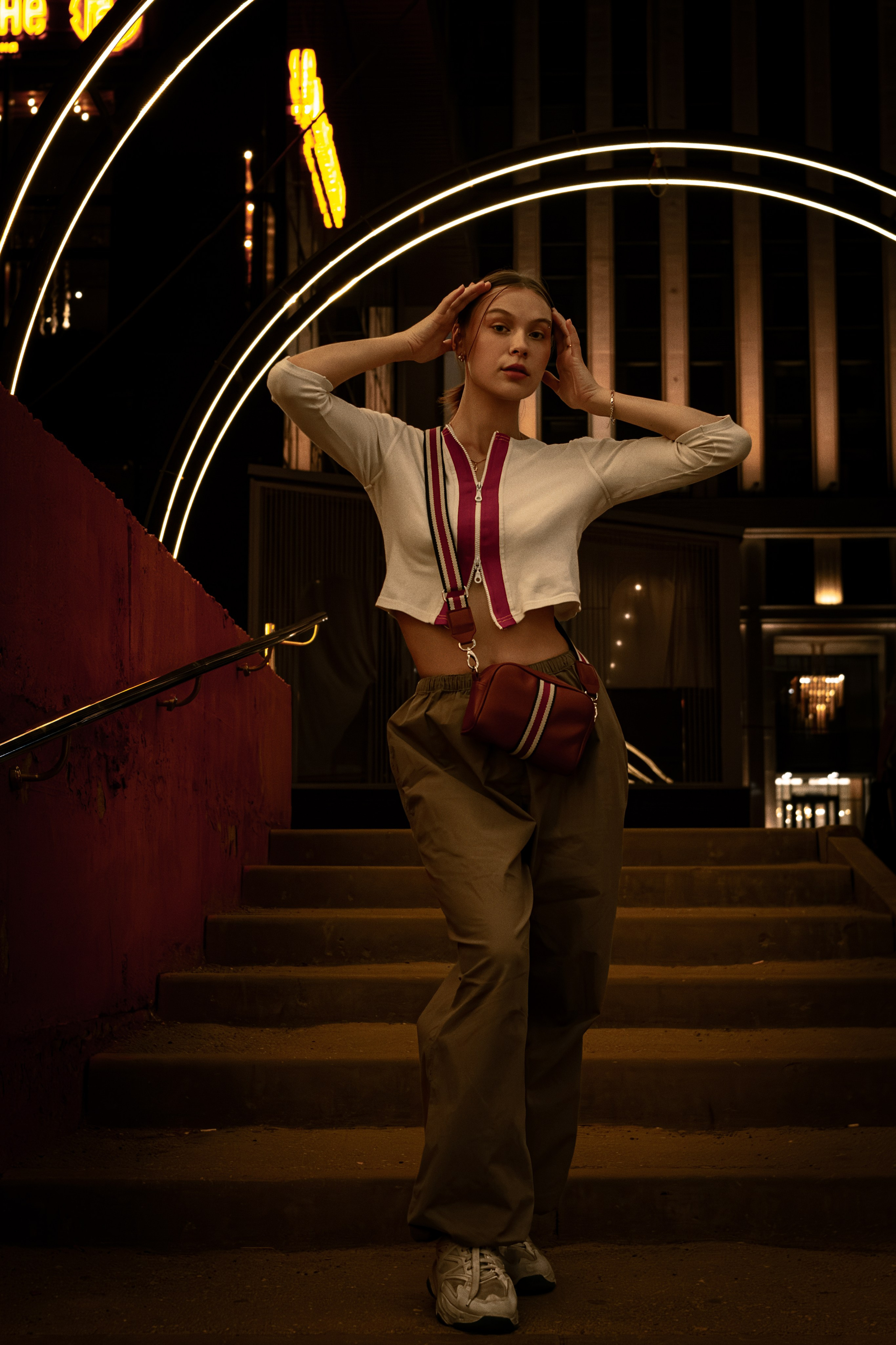 Ночь. Фотограф в Новокузнецке