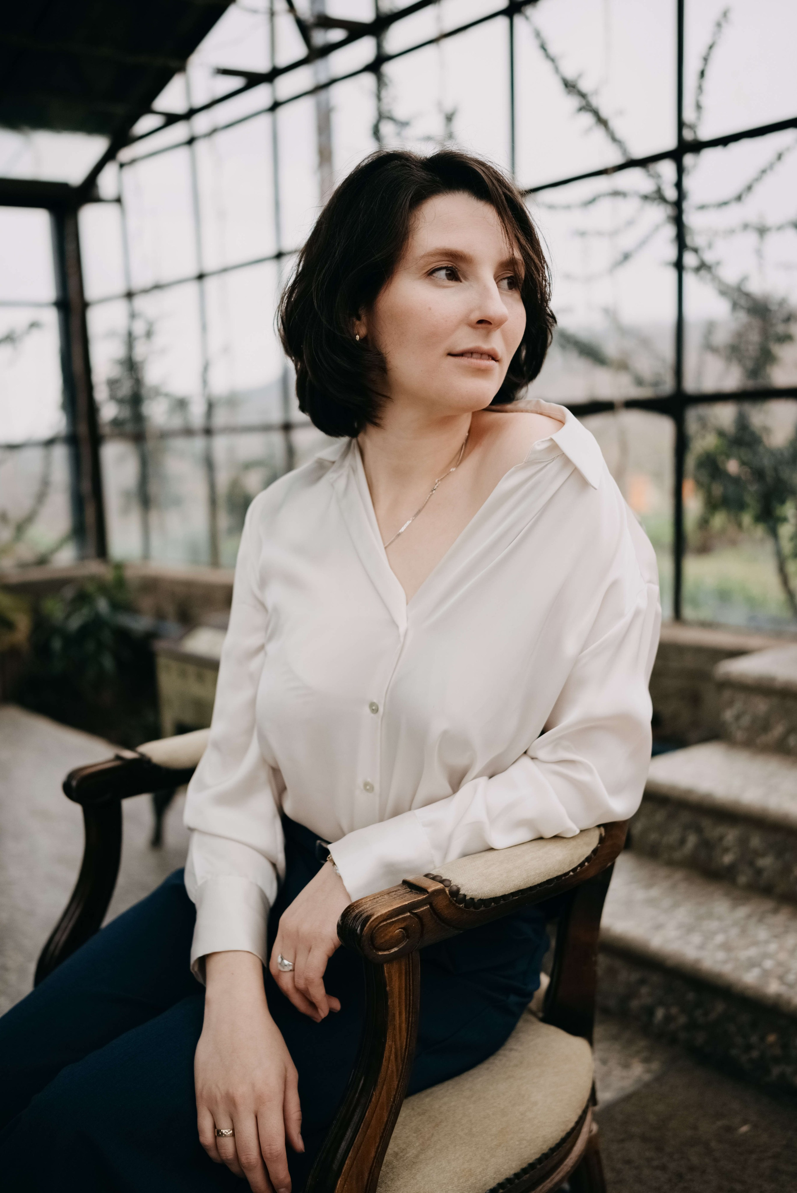 Портретная фотосессия на ферме с лошадьми. Портретный и свадебный фотограф в Тбилиси • xeniqo