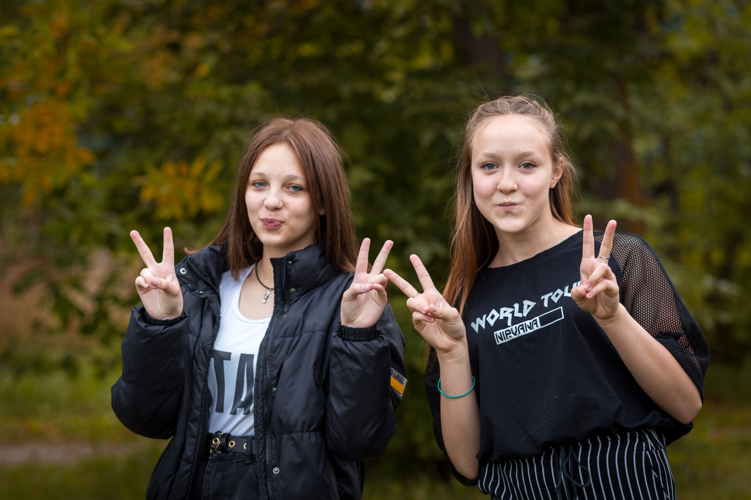 Съёмка в парке. Выпускные альбомы «Эврика» в Нижнем Новгороде